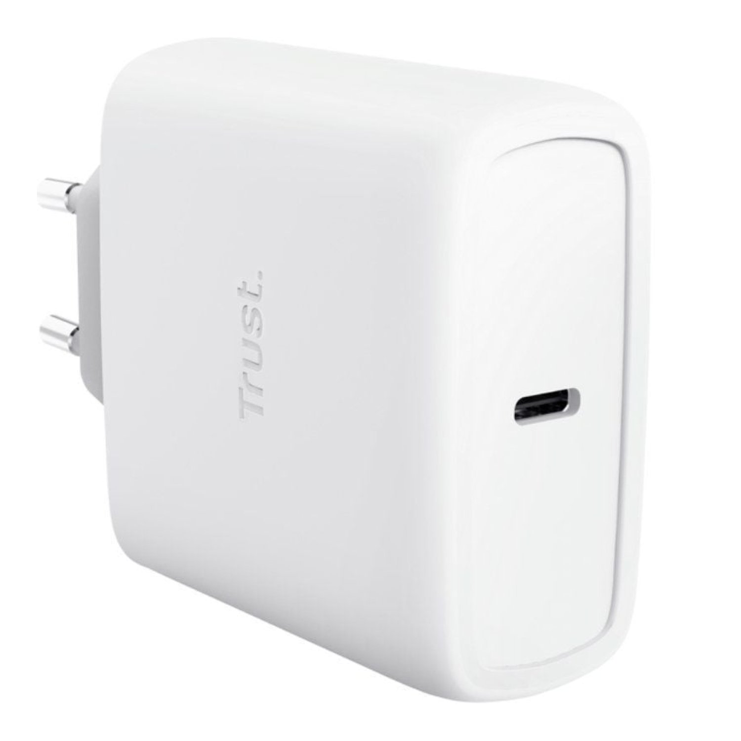 Trust Maxo Cargador GaN 65W · USB Tipo-C · Cable incluido