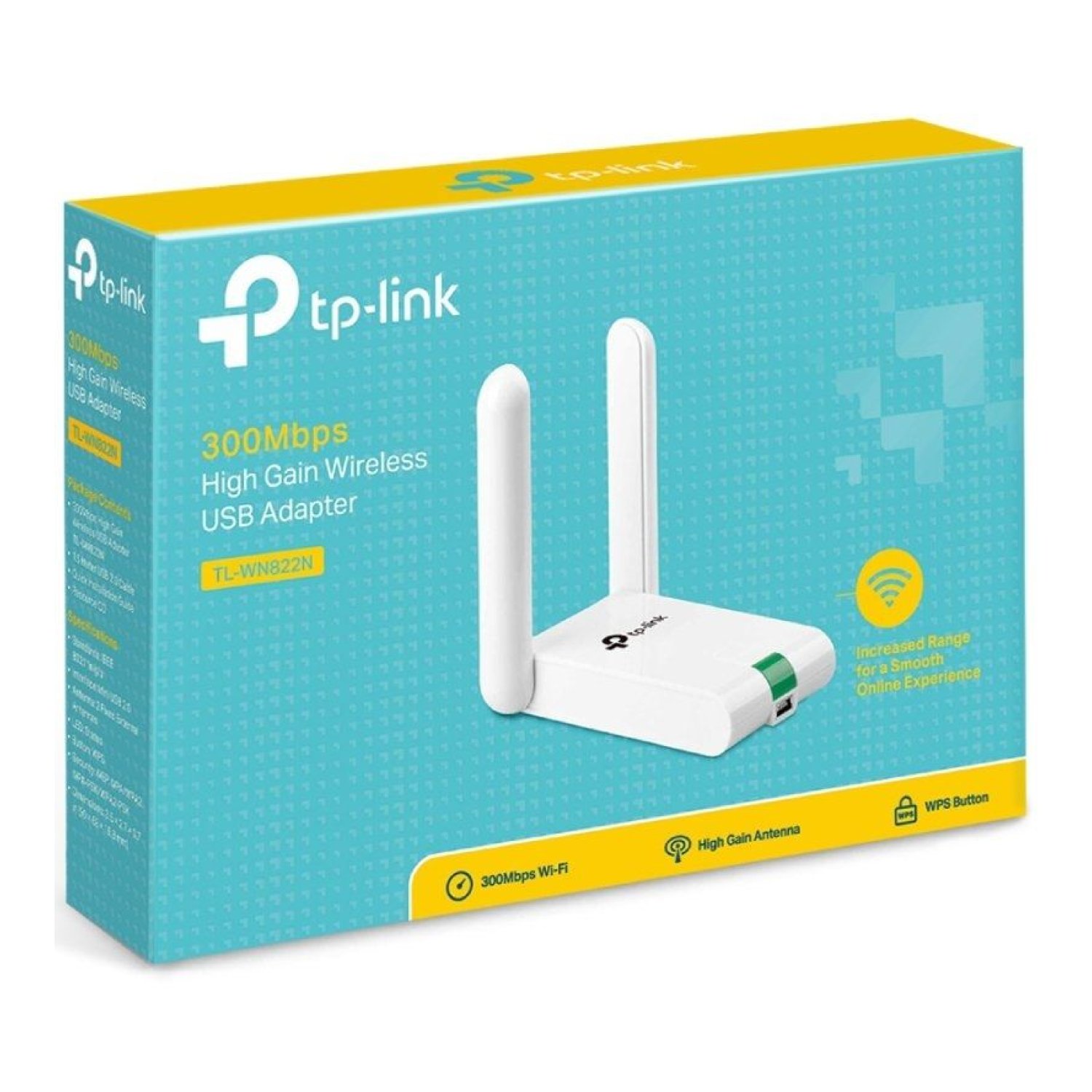 TP-Link TL-WN822N · Adaptador USB WiFi · 300Mbps