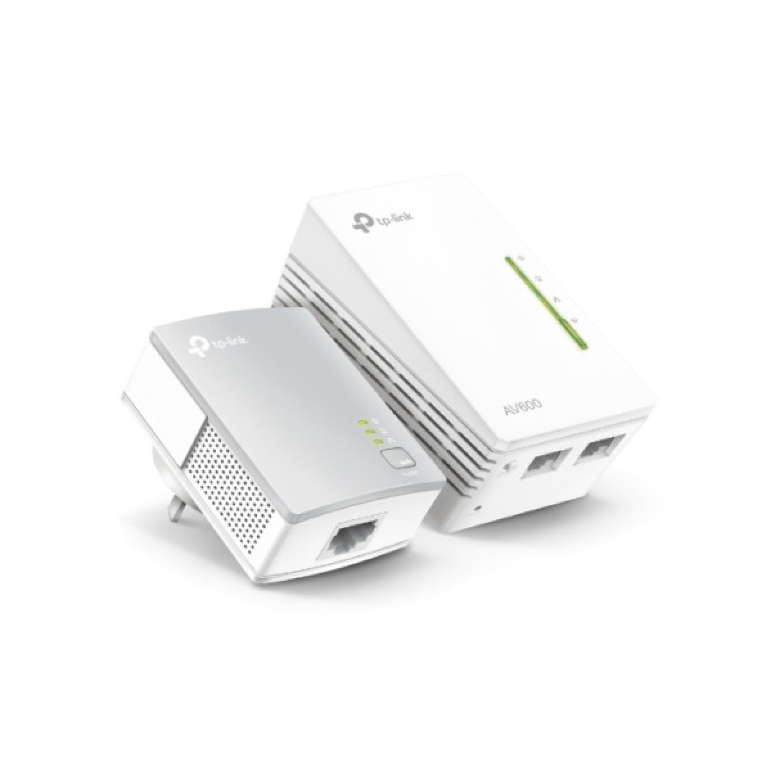 TP-Link WPA4221KIT · Adaptador Powerline · 600Mbps · Alcance 300m · Pack 2 Unidades