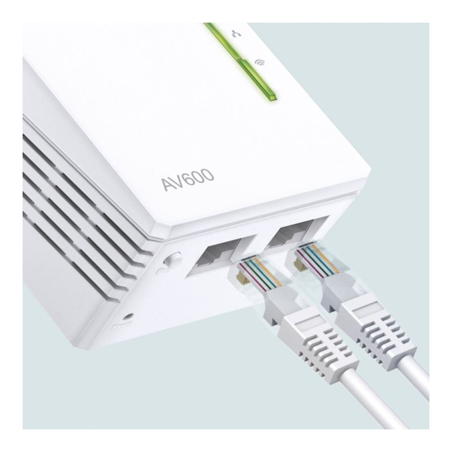 TP-Link WPA4221KIT · Adaptador Powerline · 600Mbps · Alcance 300m · Pack 2 Unidades