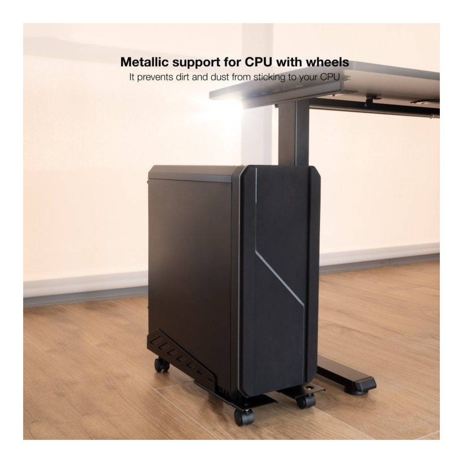 TooQ Soporte para PC · Hasta 25kg · Ajustable