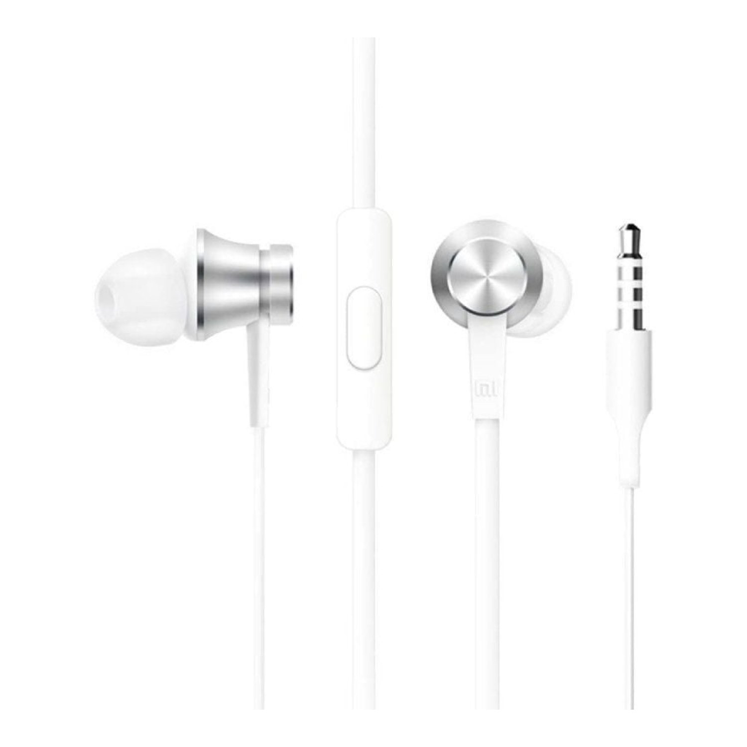 Xiaomi Mi In Ear Basic · Auriculares Intrauditivos · Micrófono · Jack 3.5mm · Plateados