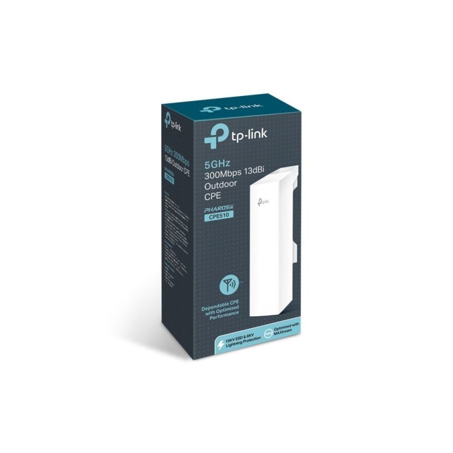 TP-Link CPE510 · Punto de Acceso Inalámbrico · 300Mbps · 5GHz · PoE · Antena 13dBi