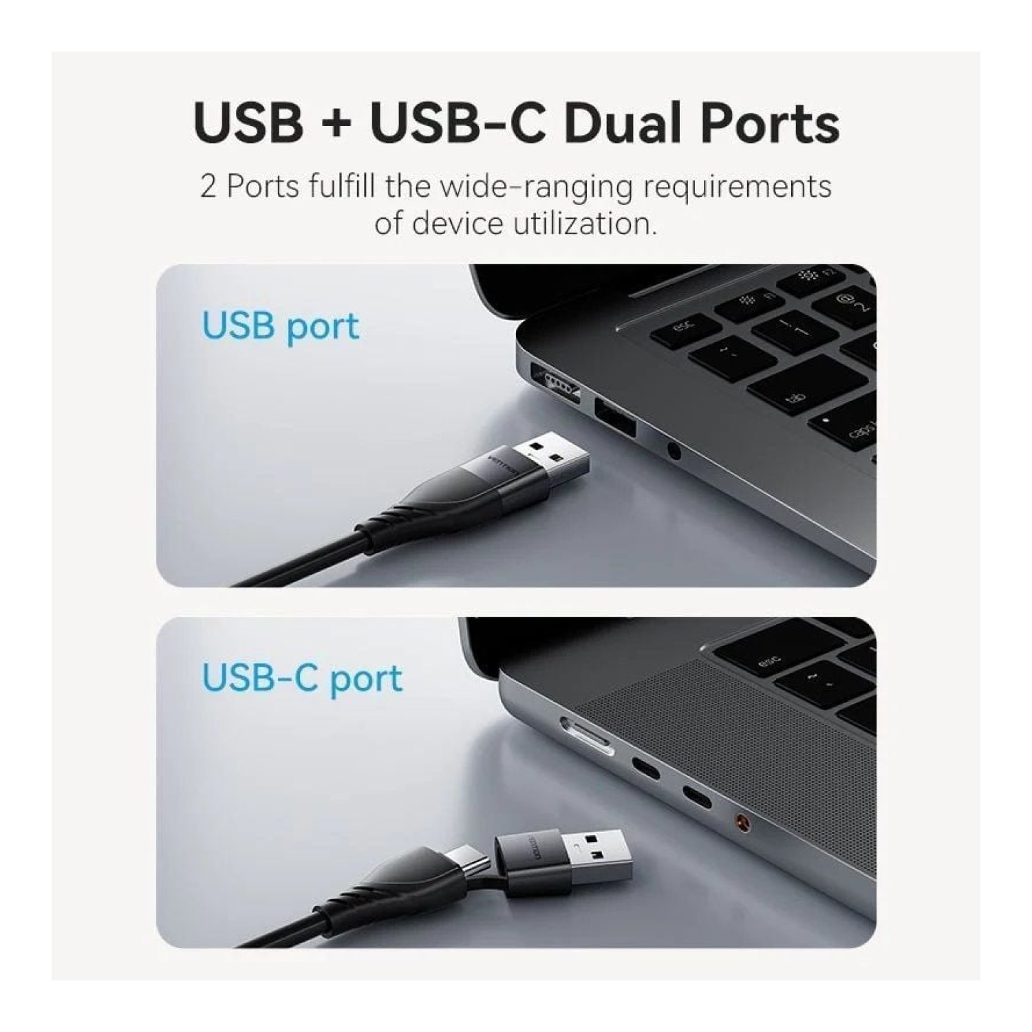 Vention · Adaptador USB-C a HDMI · USB Tipo-C Macho · HDMI Hembra