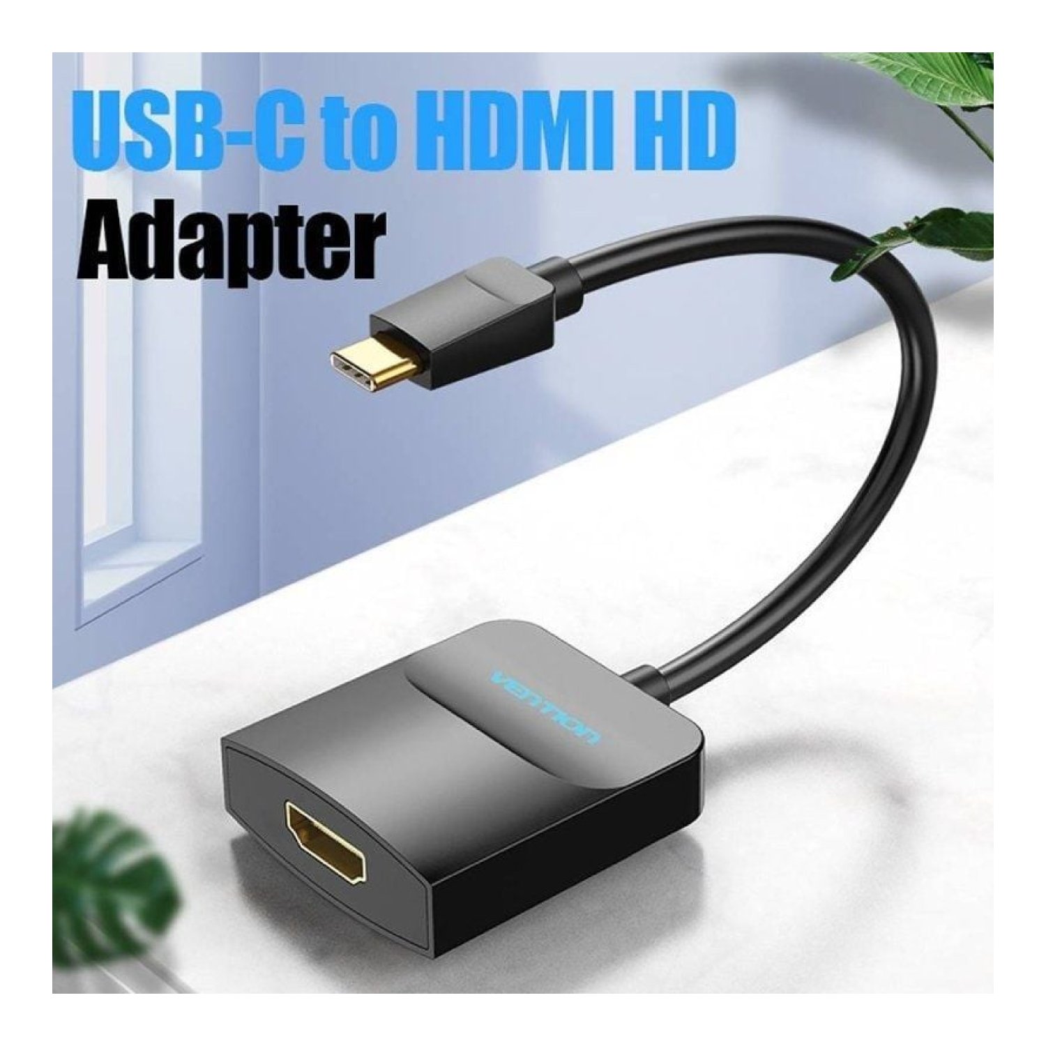 Vention · Adaptador USB-C a HDMI · Macho a Hembra