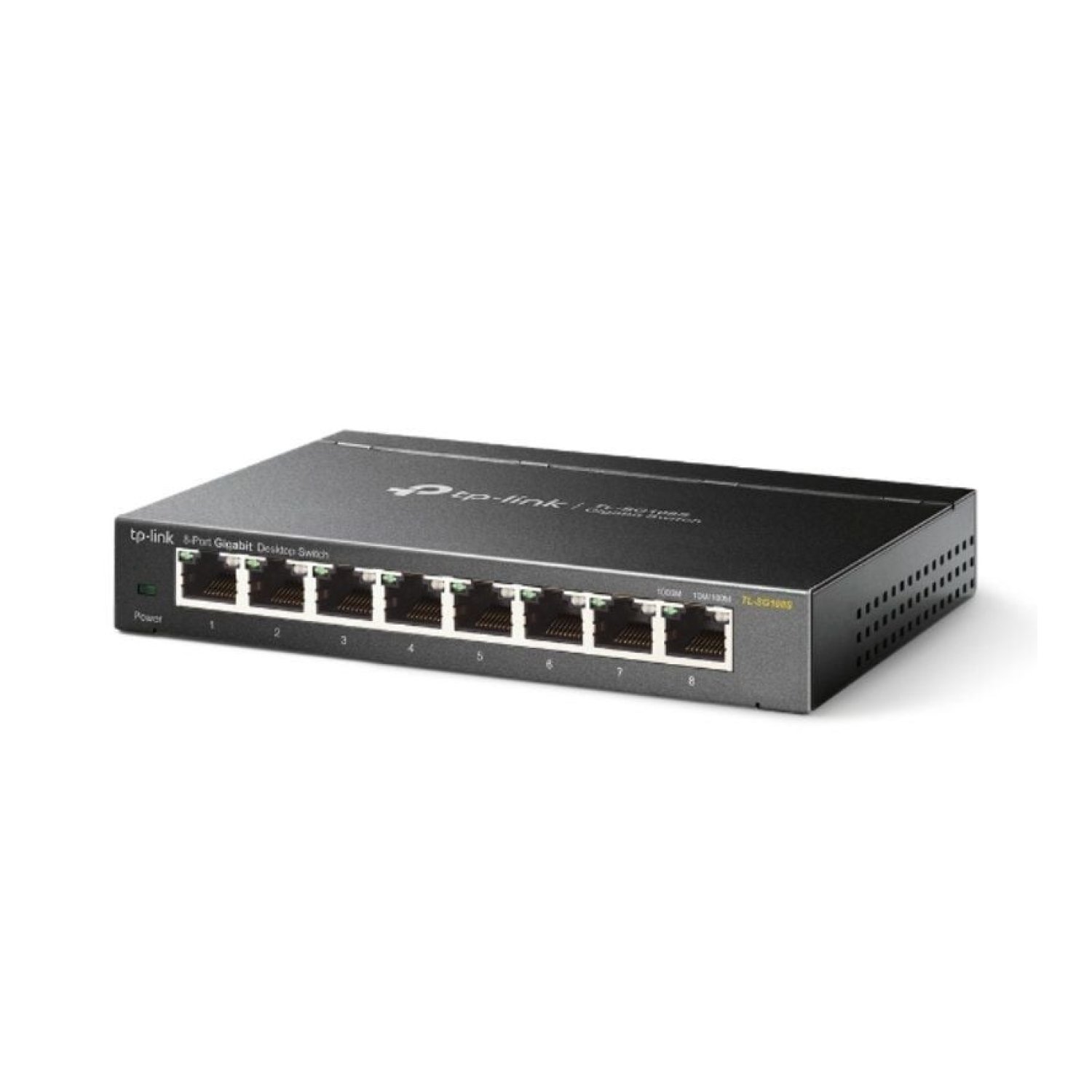 TP-Link TL-SG108S · Switch 8 Puertos · Gigabit 10/100/1000 Mbps
