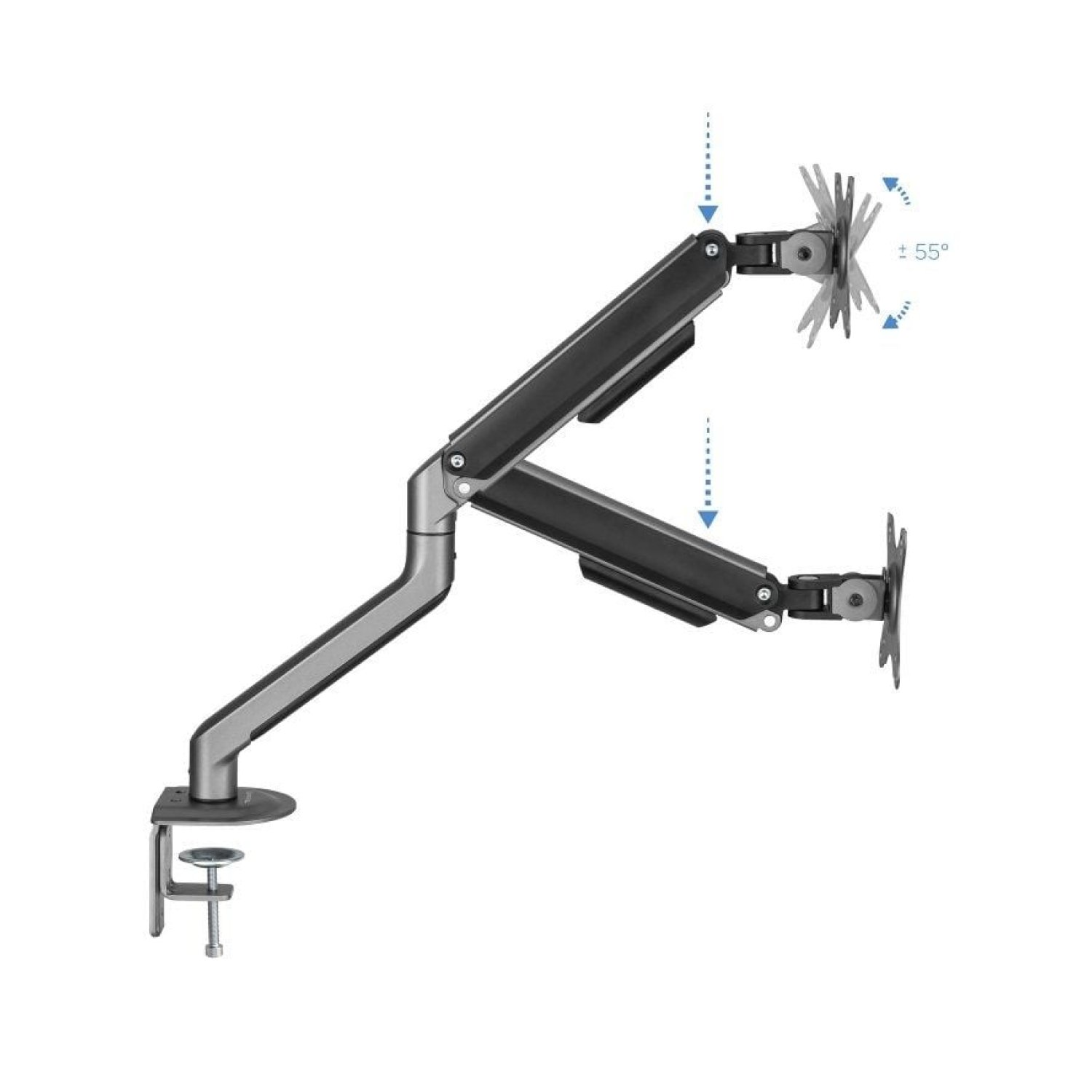 TooQ Soporte Monitor DB4032TNR · Giratorio · Inclinable · Hasta 9kg