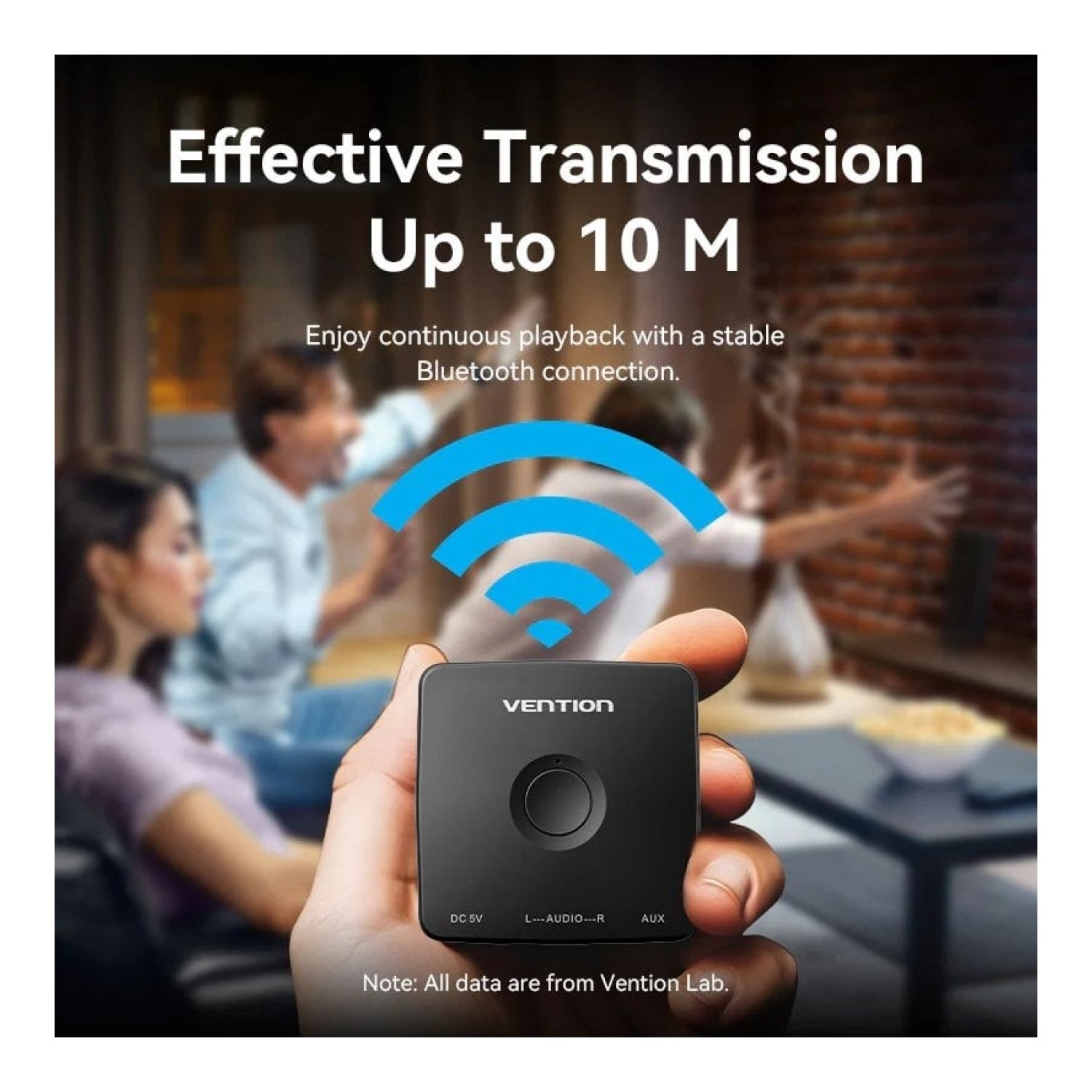 Vention NAJB0 · Receptor de Audio Inalámbrico · Bluetooth · Jack 3.5mm