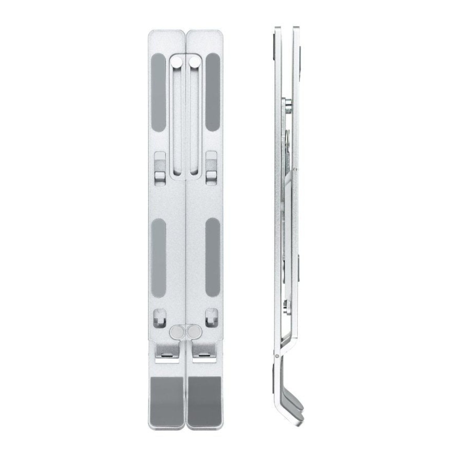 TooQ Soporte Portátil/Tablet · Hasta 15" · Aluminio · Plata
