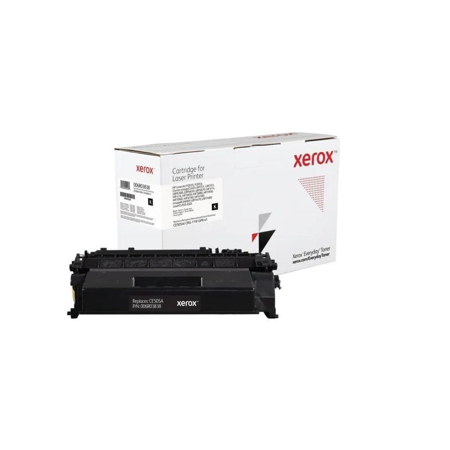 Xerox Tóner Compatible · HP CE505A/CRG-119 · 2300 páginas · Negro