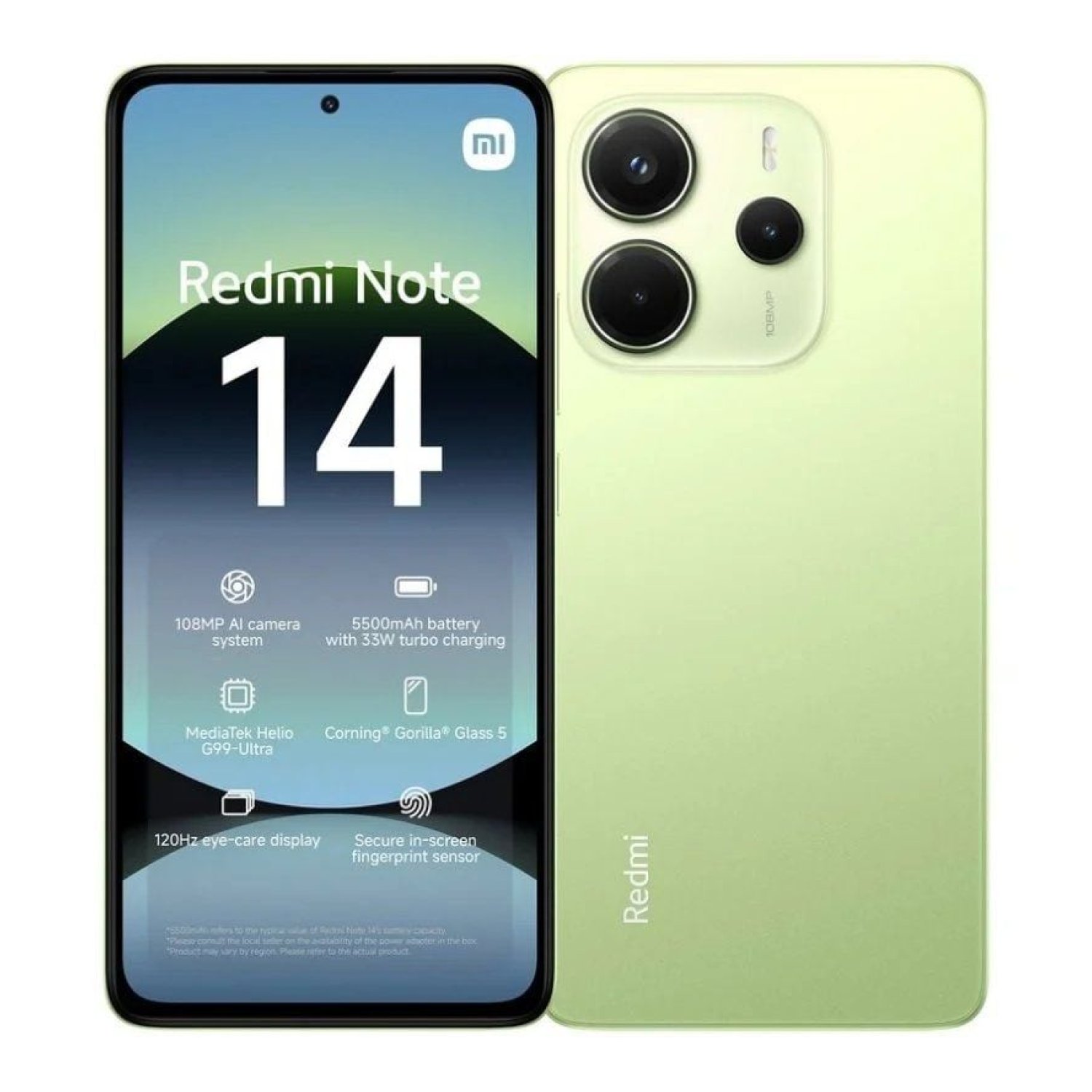 Xiaomi Redmi Note 14 · 6,67" · 8GB RAM · 256GB · Verde