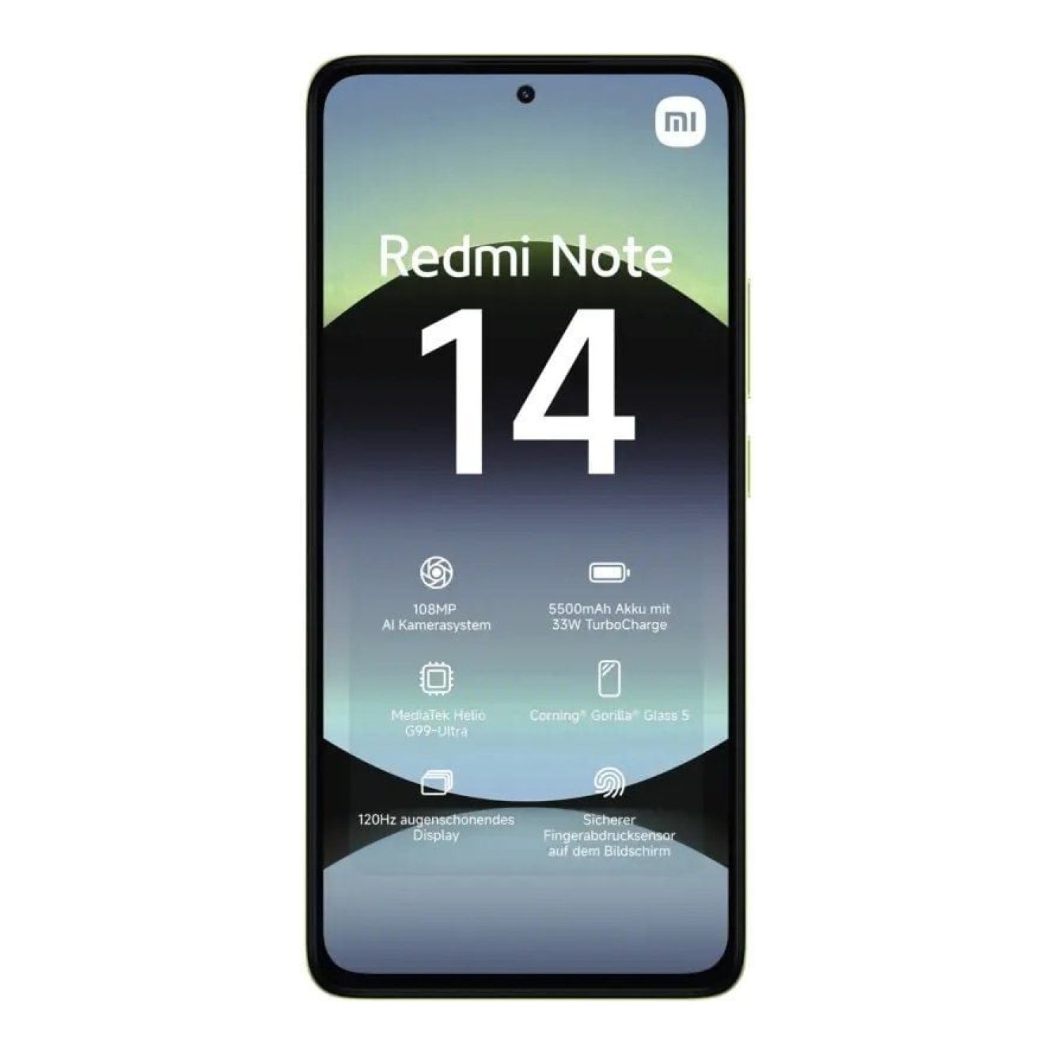 Xiaomi Redmi Note 14 · 6,67" · 8GB RAM · 256GB · Verde