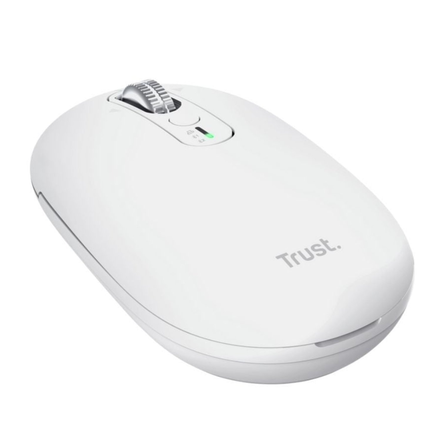 Trust Seron · Ratón Inalámbrico · 3200 DPI · Batería Recargable · Blanco