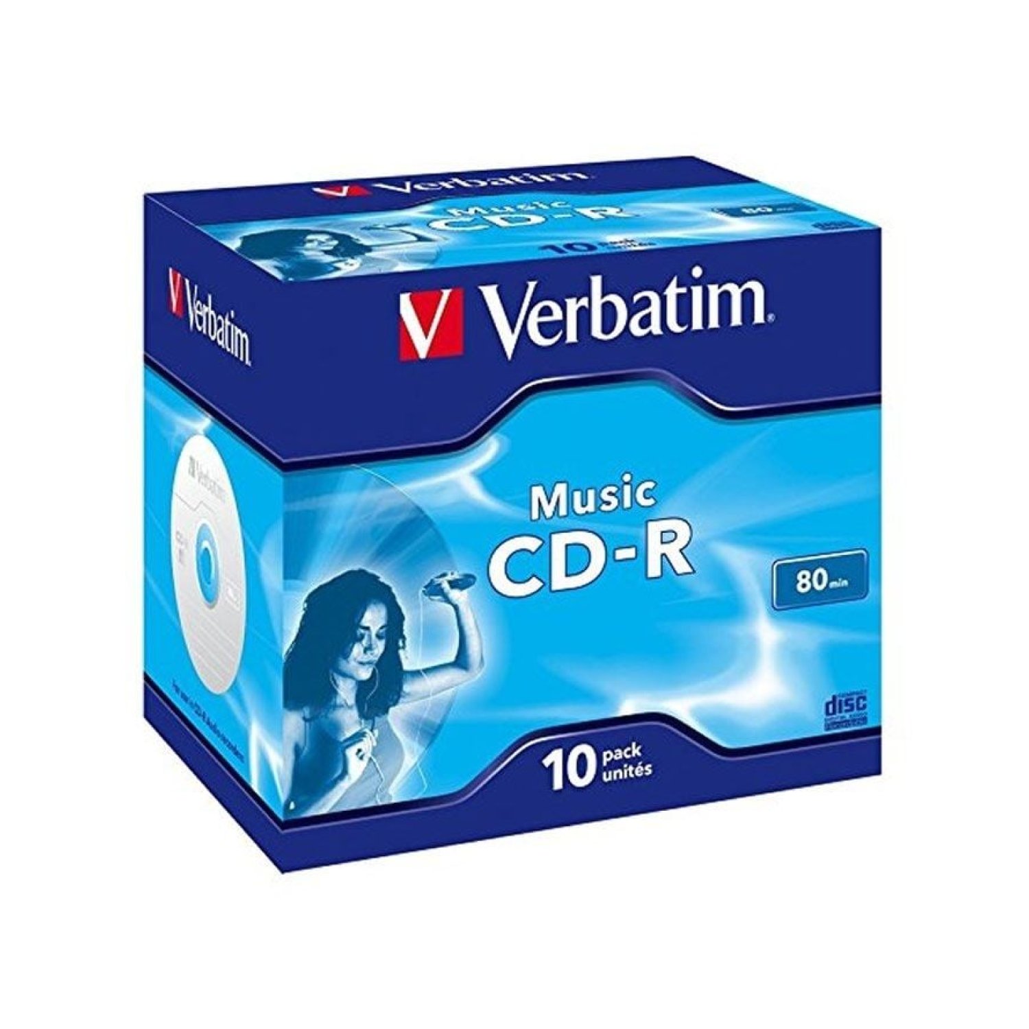 CD-R Verbatim Music 16X/ Caja-10uds