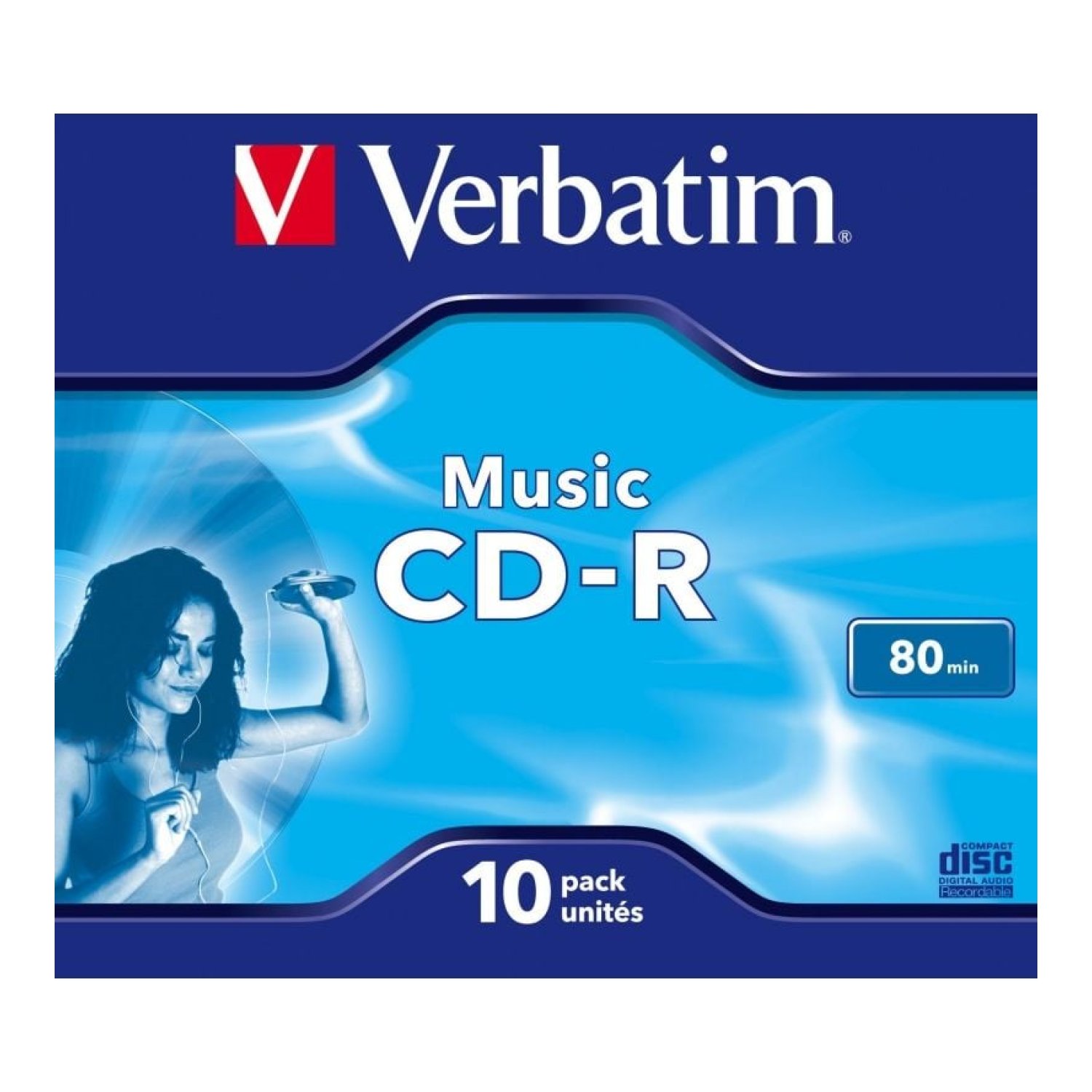 CD-R Verbatim Music 16X/ Caja-10uds