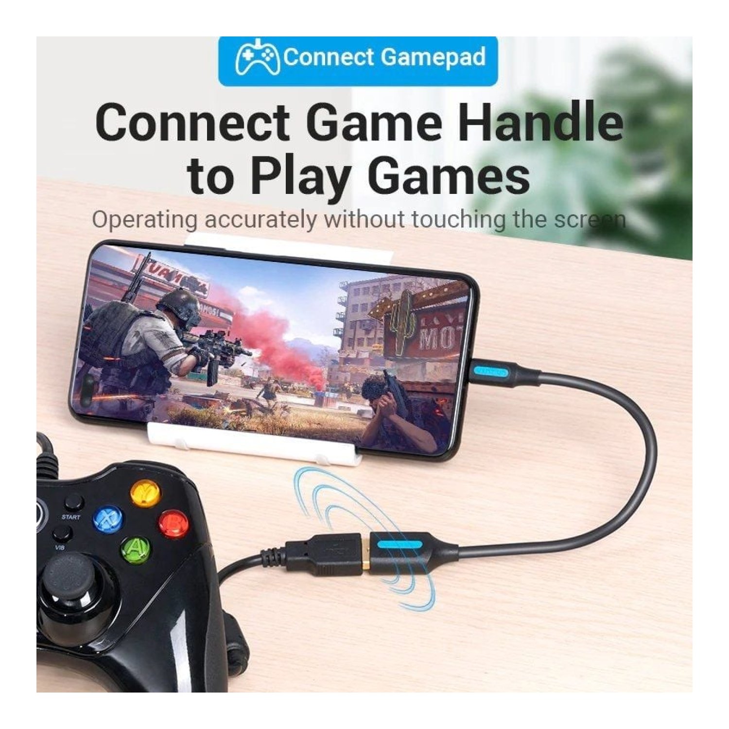 Vention · Adaptador USB 3.1 Tipo-C · USB-C Macho a USB Hembra