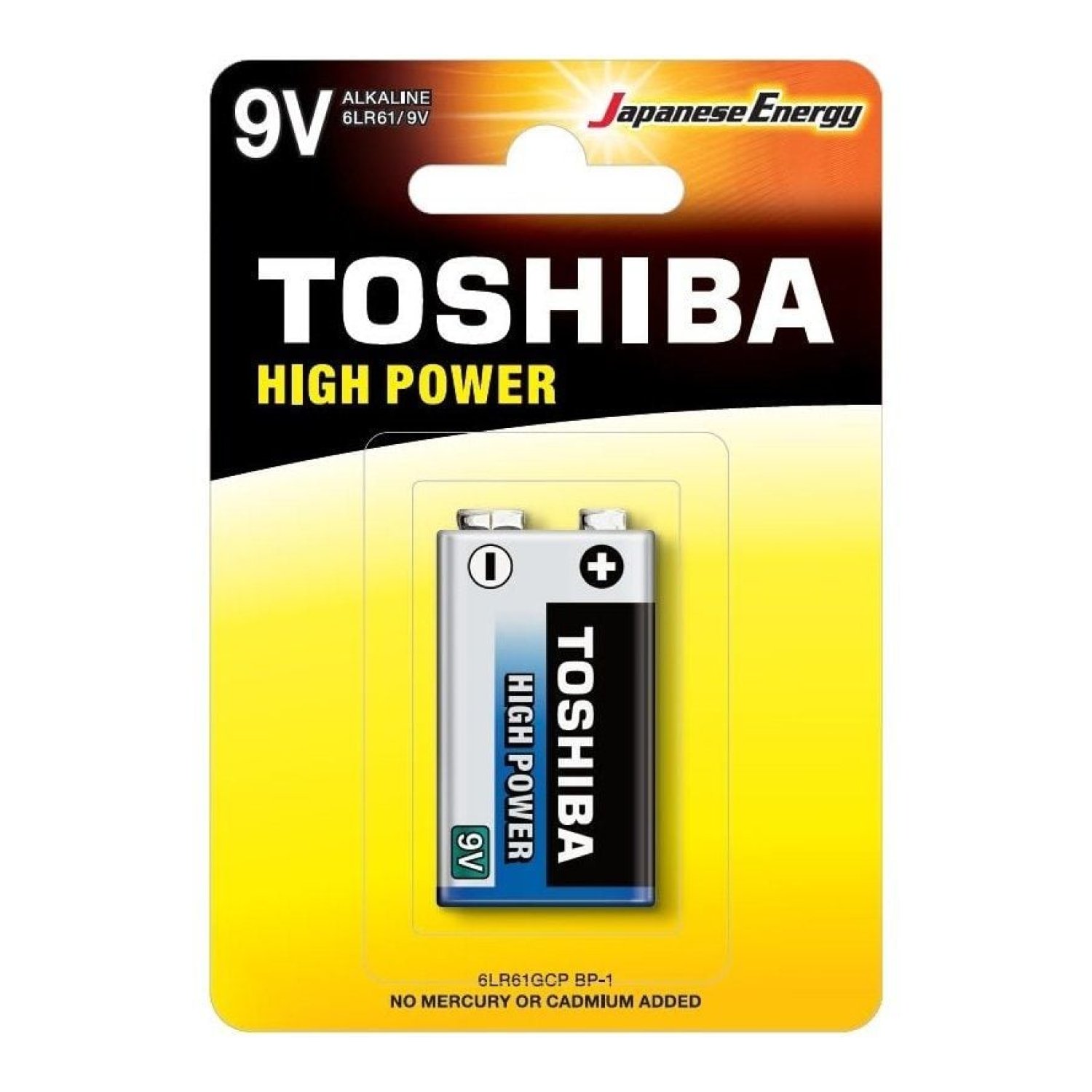 Toshiba Pila Alcalina 9V · Larga duración