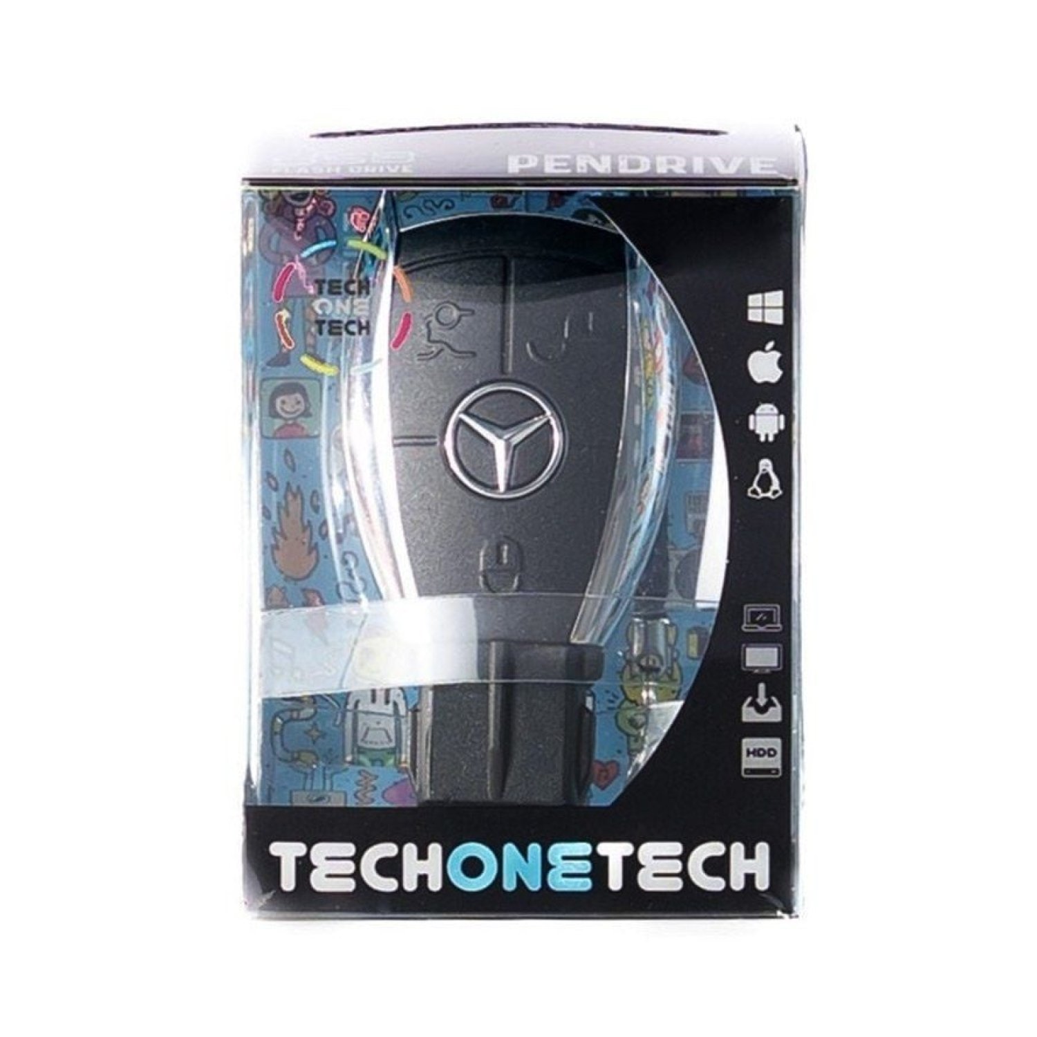 Tech One Tech Pendrive 32GB · Llave Mercedes · USB 2.0