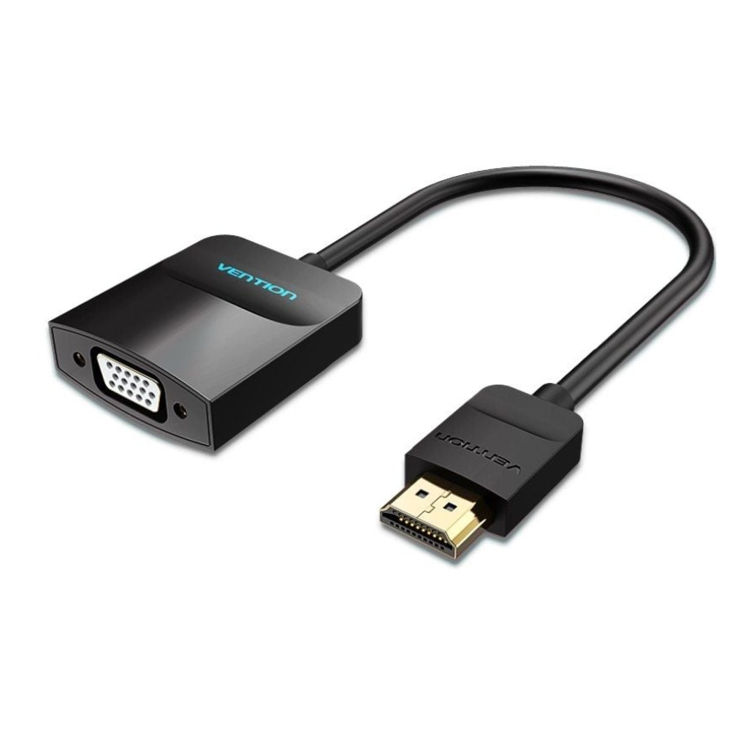 Vention · Conversor HDMI a VGA · Jack 3.5 · 15cm · Negro