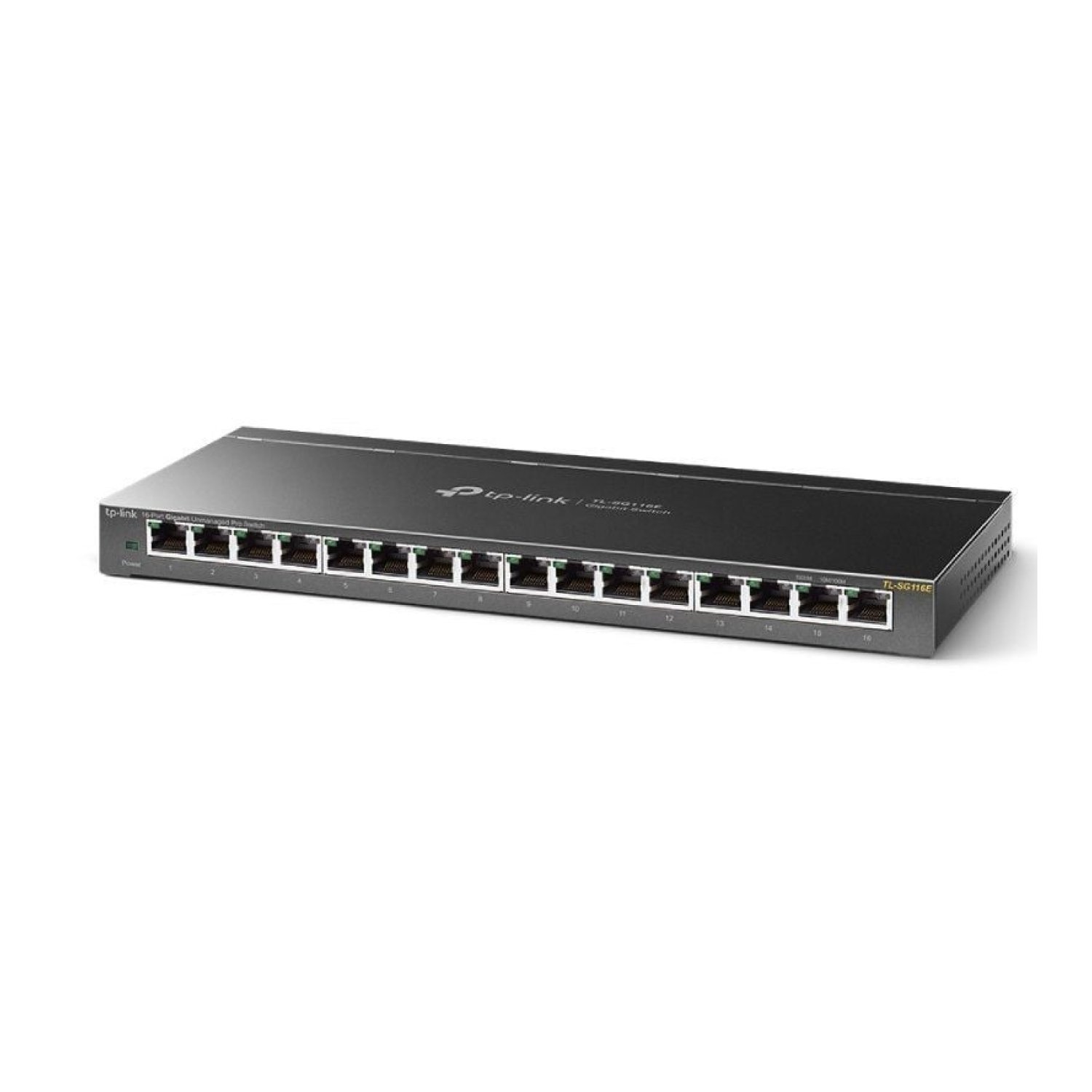 TP-Link TL-SG116E · Switch 16 Puertos · Gigabit 10/100/1000 · RJ-45
