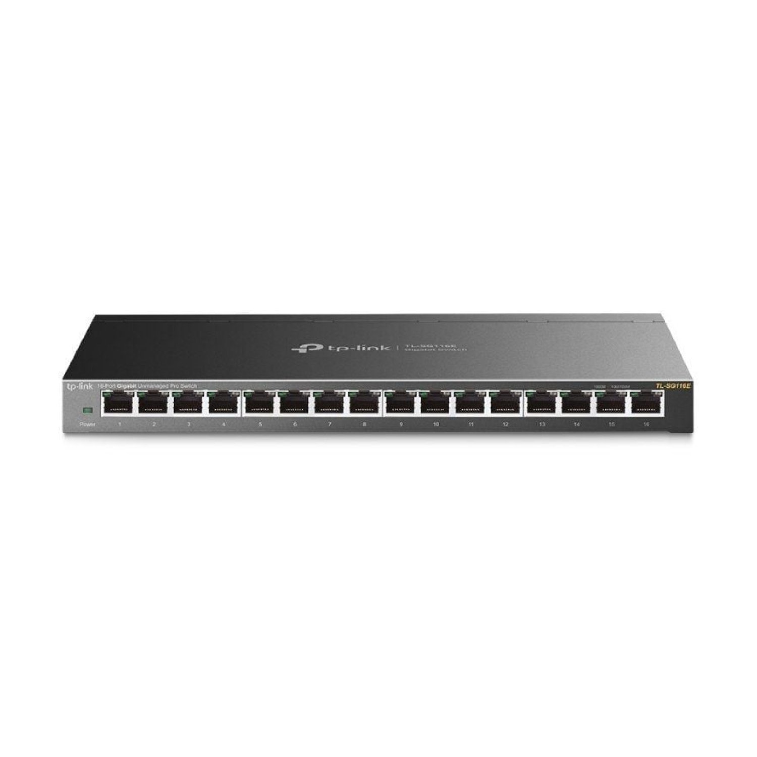 TP-Link TL-SG116E · Switch 16 Puertos · Gigabit 10/100/1000 · RJ-45