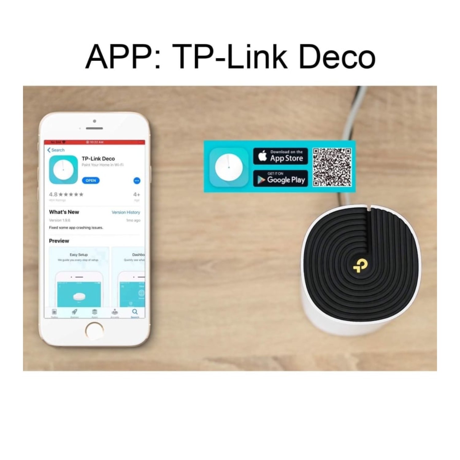 TP-Link Deco E4 · Sistema Mesh WiFi · 1200 Mbps · Pack 3 unidades