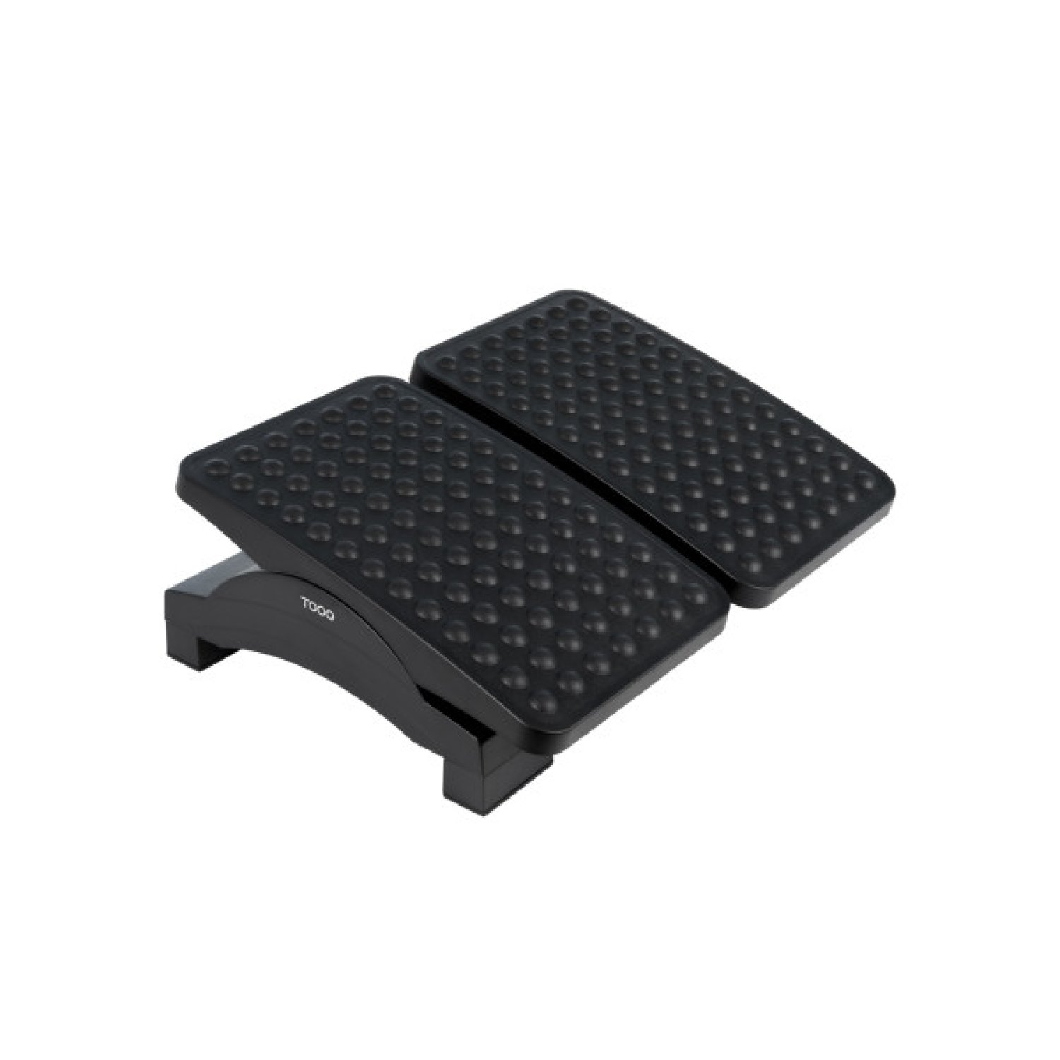 TooQ Reposapiés Ajustable Inclinable · 430x320x105-130mm · Negro
