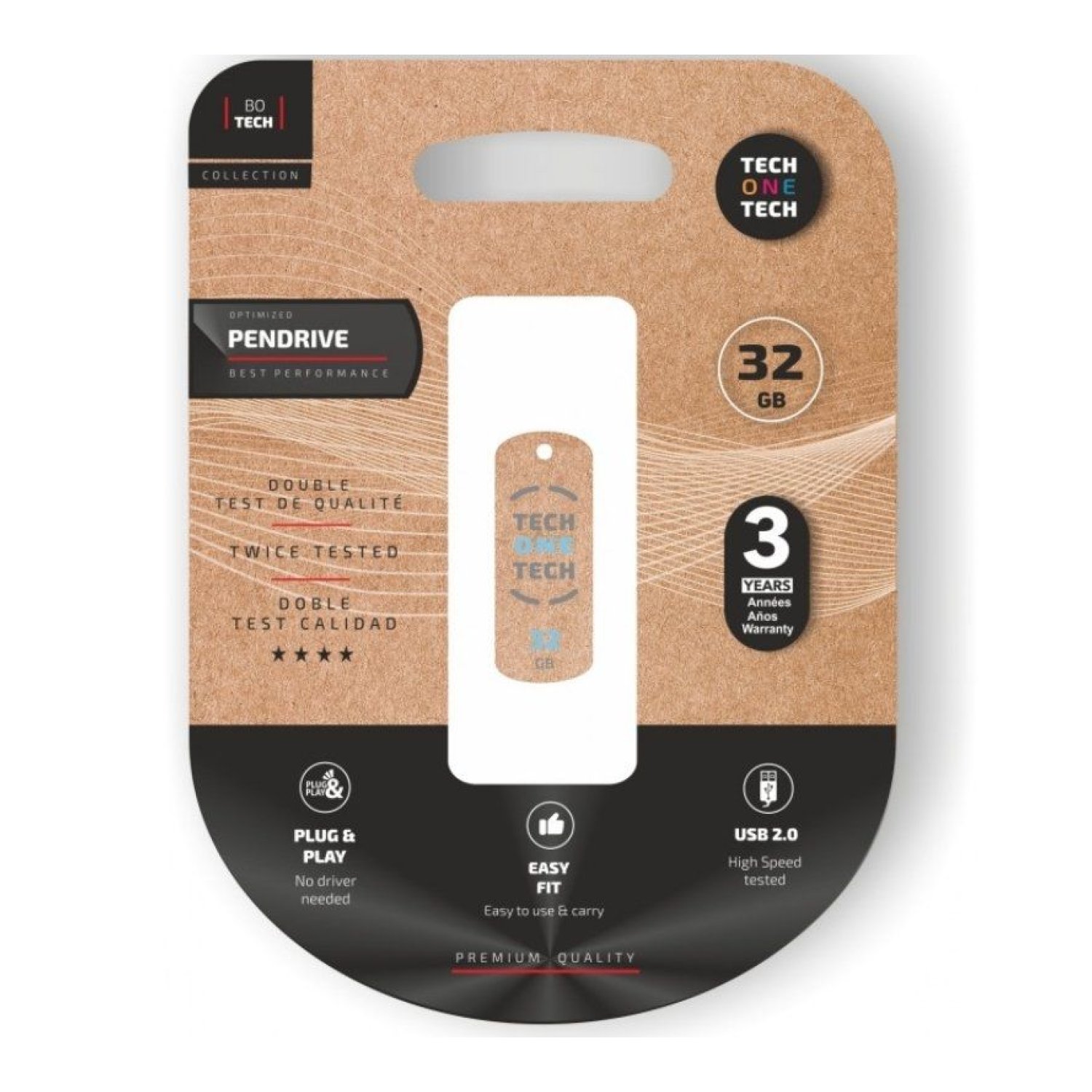 Tech One Tech Pro Smart Clip · Pendrive 32GB · USB 2.0