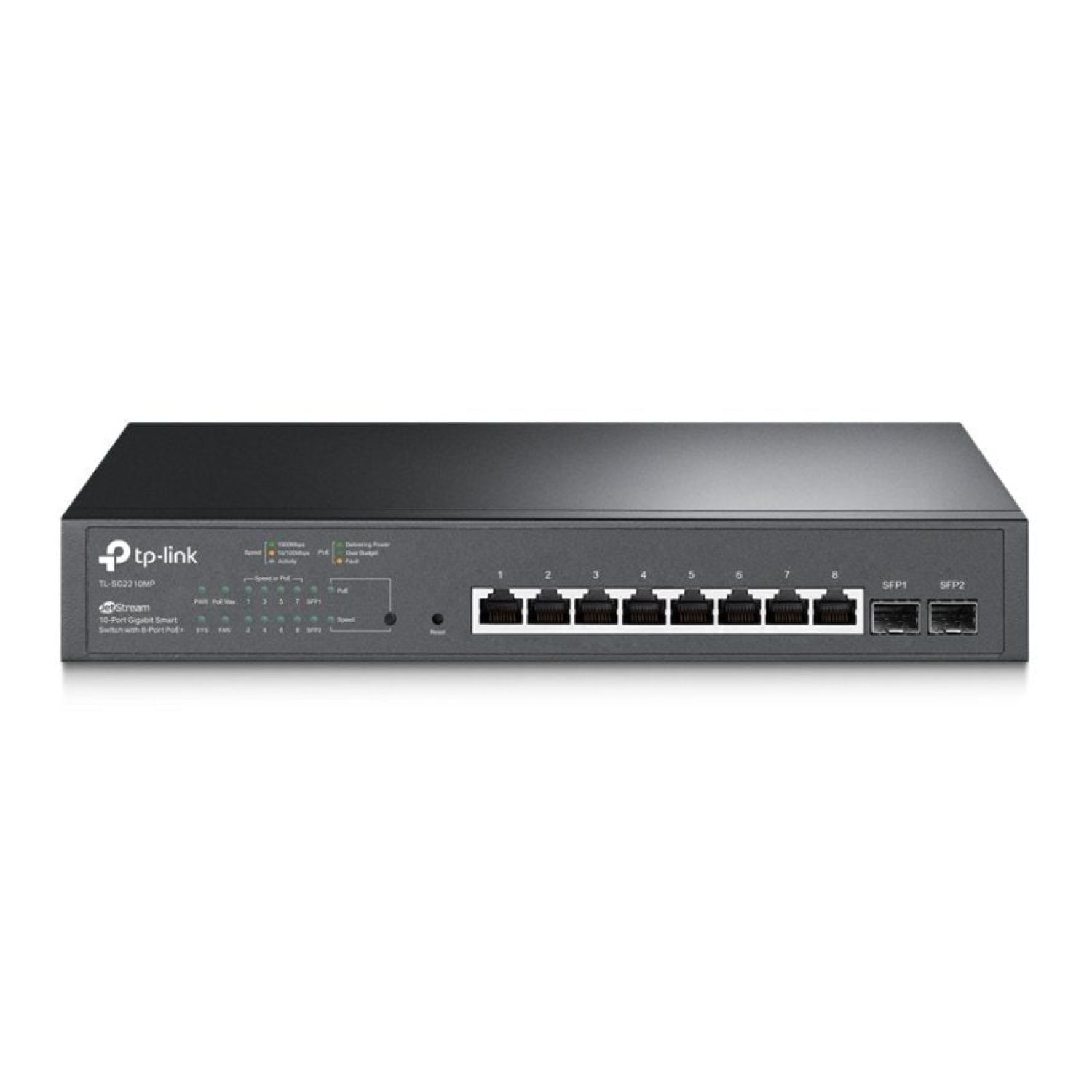TP-Link Omada TL-SG2210MP · Switch Gigabit · 10 Puertos RJ-45 · PoE · SFP