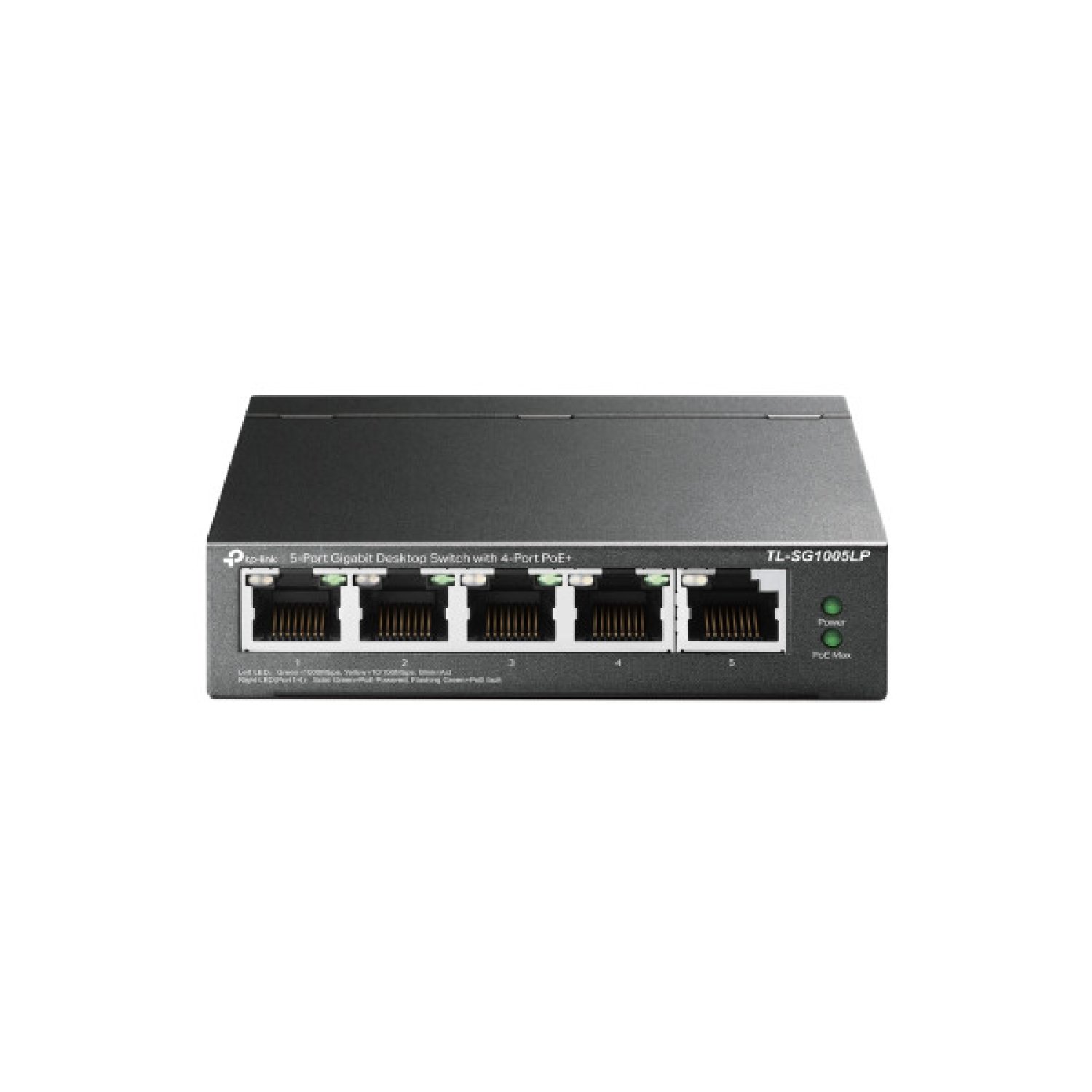TP-Link TL-SG1005LP · Switch 5 Puertos · Gigabit · PoE