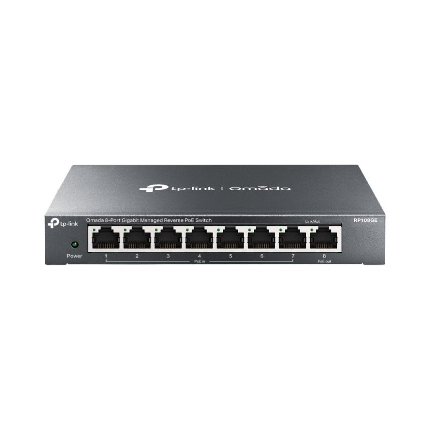 TP-Link TL-RP108GE · Switch 8 Puertos · Gigabit PoE · RJ-45