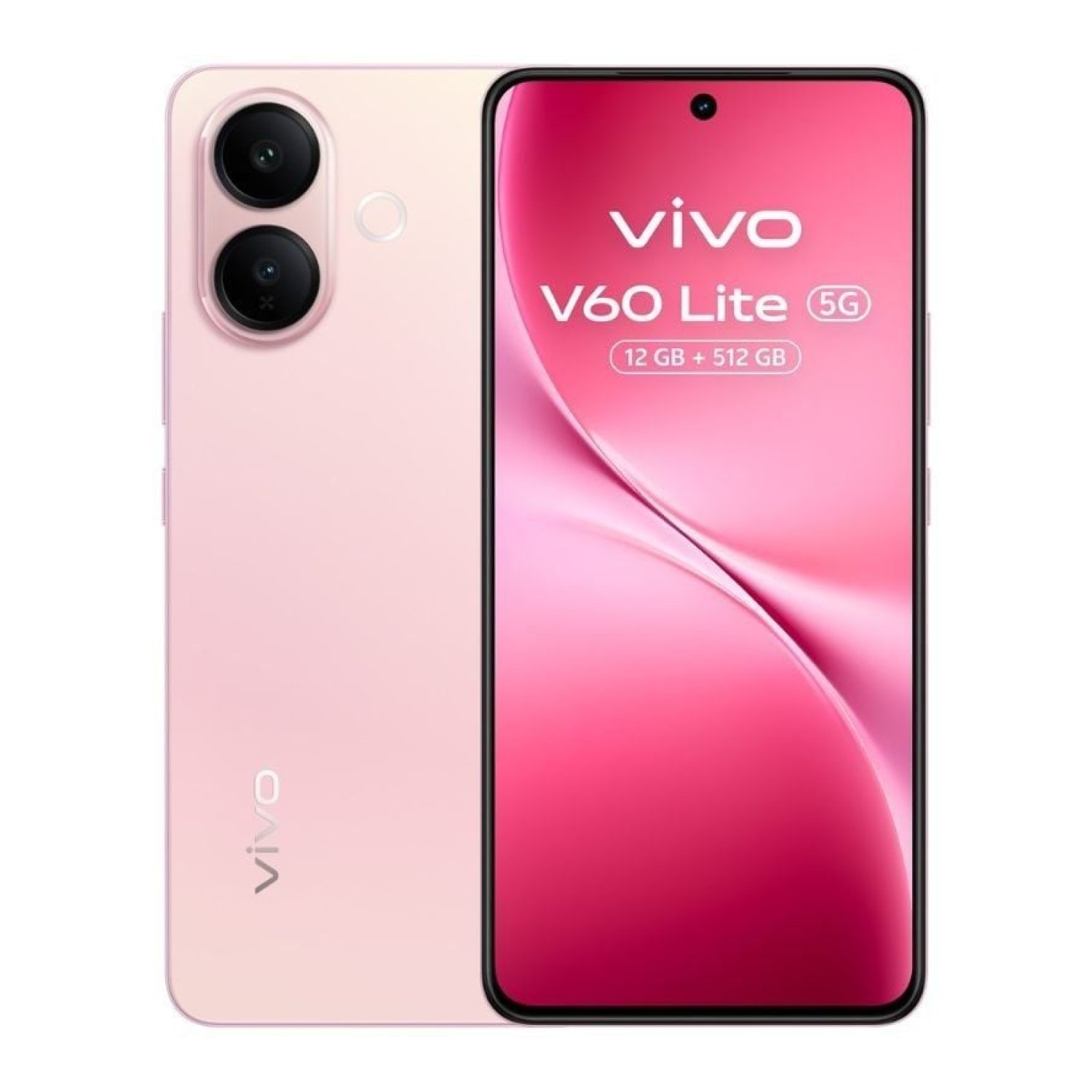 Vivo V60 Lite · 6,77" · 12GB RAM · 512GB · 5G · Rosa