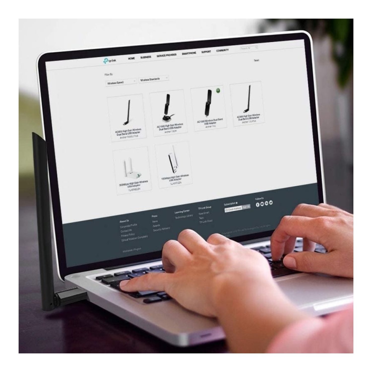 TP-Link Archer T3U Plus · Adaptador USB WiFi · 867 Mbps