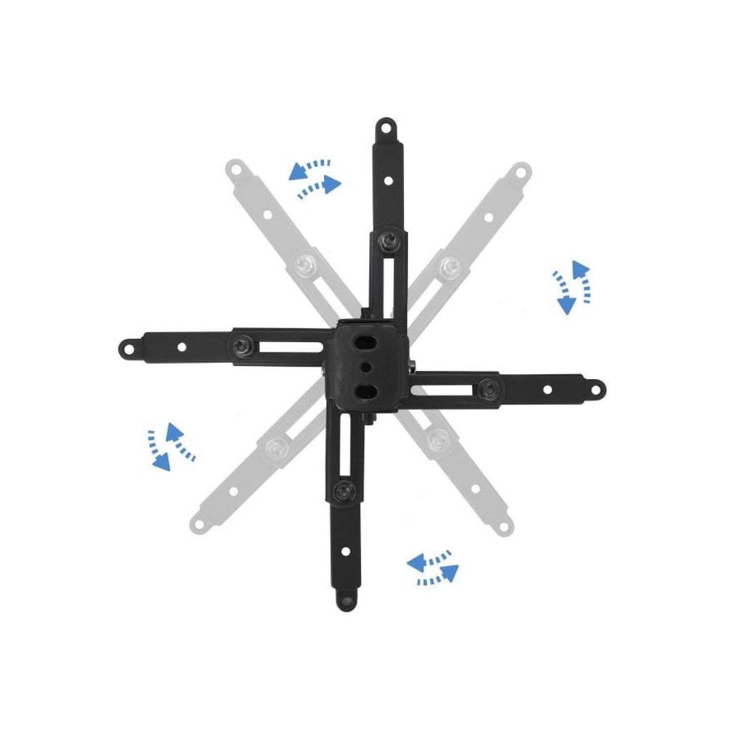 TooQ PJ2012T-B · Soporte de Techo para Proyector · Inclinable · Hasta 20kg
