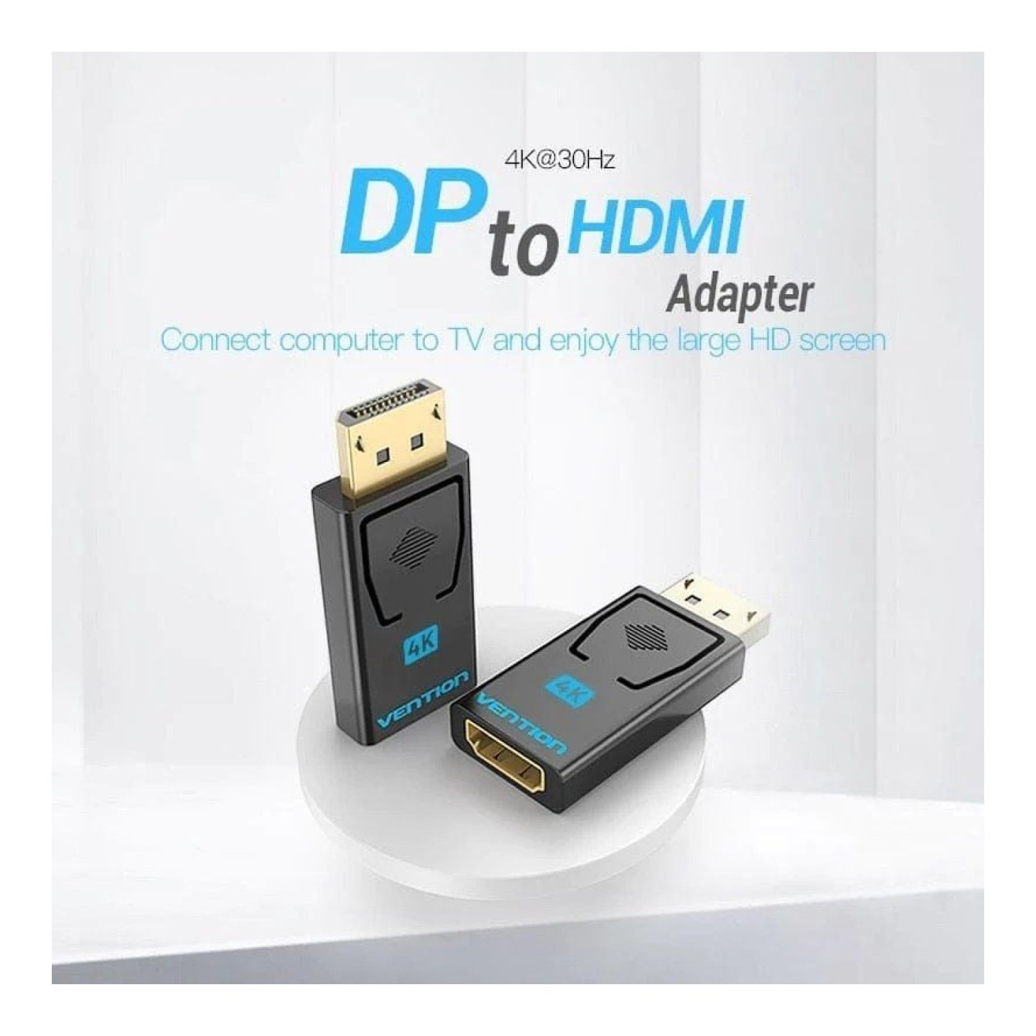 Vention Adaptador DisplayPort a HDMI 4K · Macho - Hembra