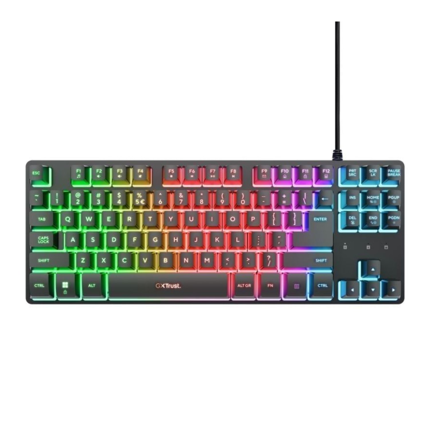Trust Gaming GXT 833 Thado · Teclado Mecánico Gaming TKL · RGB