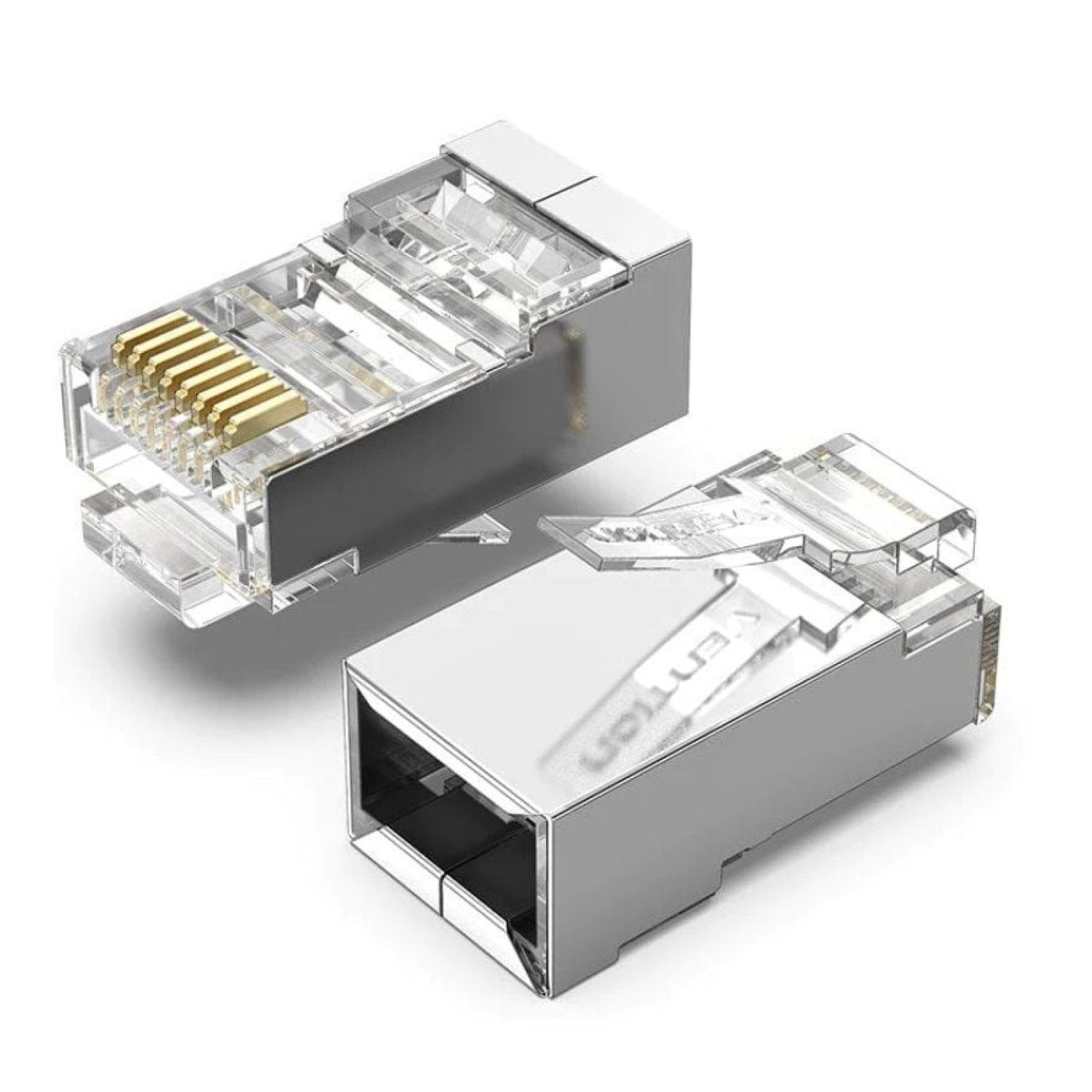 Vention · Conector RJ45 Cat.6 FTP · Pack 100 uds