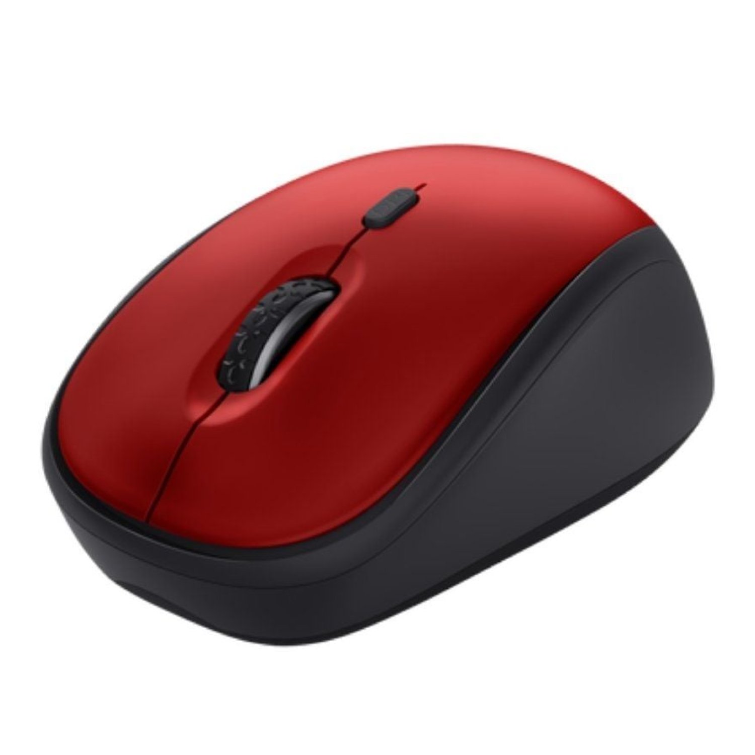 Trust Yvi+ · Ratón Mini Inalámbrico · 1600 DPI · Silencioso · Rojo