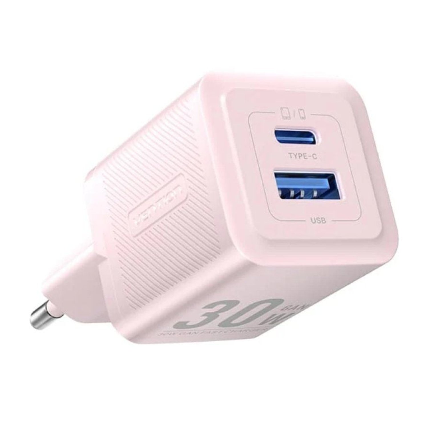 Vention Cargador GaN · 30W · 1x USB-C + 1x USB · EU