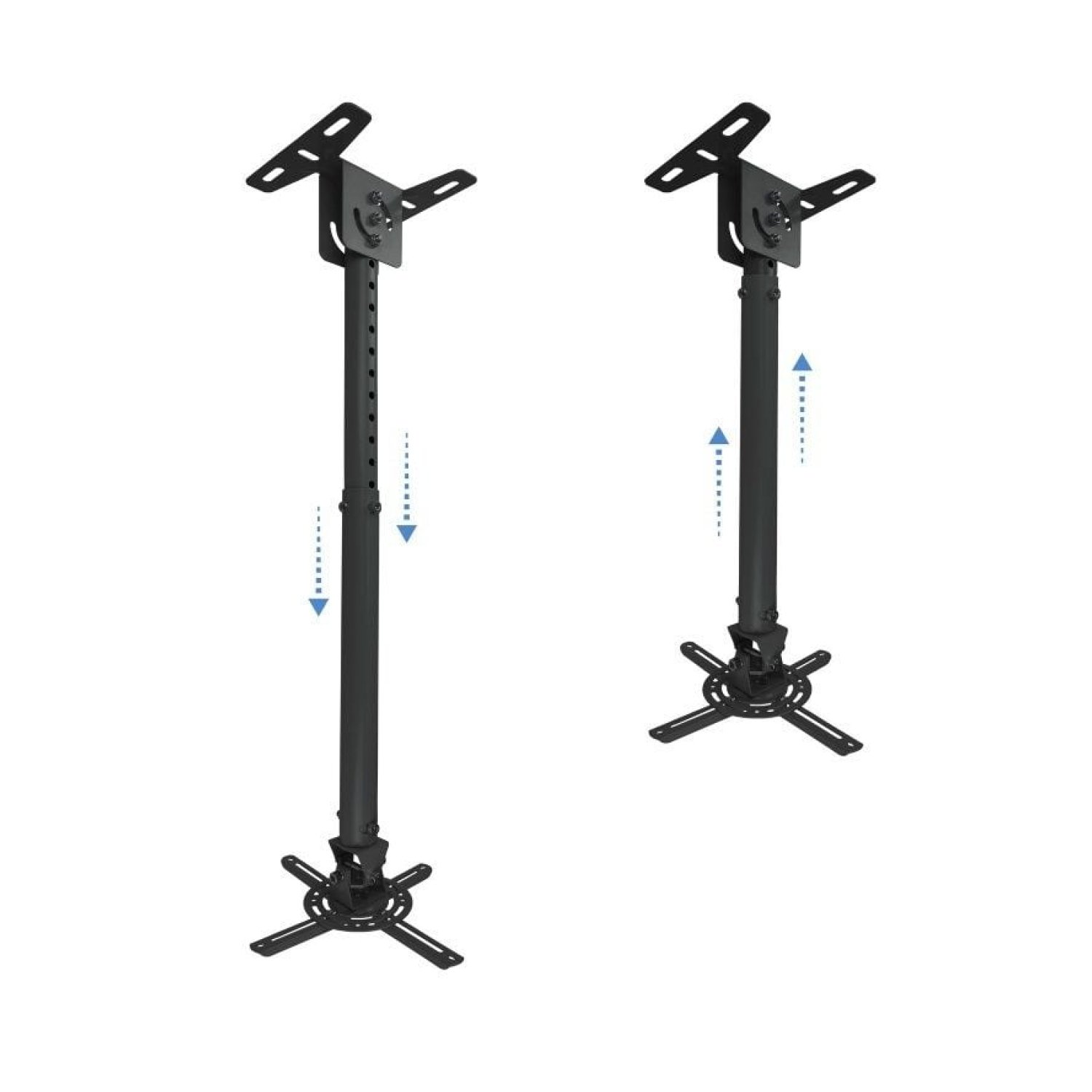TooQ PJ3030TN-B · Soporte Techo Proyector · Inclinable/Giratorio · Hasta 20kg