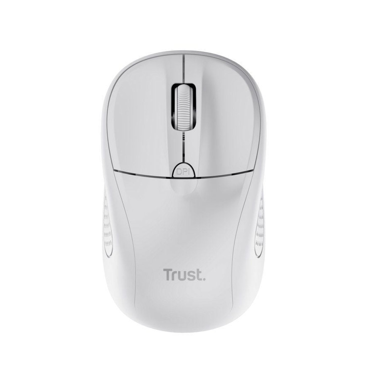 Trust Primo · Ratón Mini Inalámbrico · 1600 DPI · Blanco Mate
