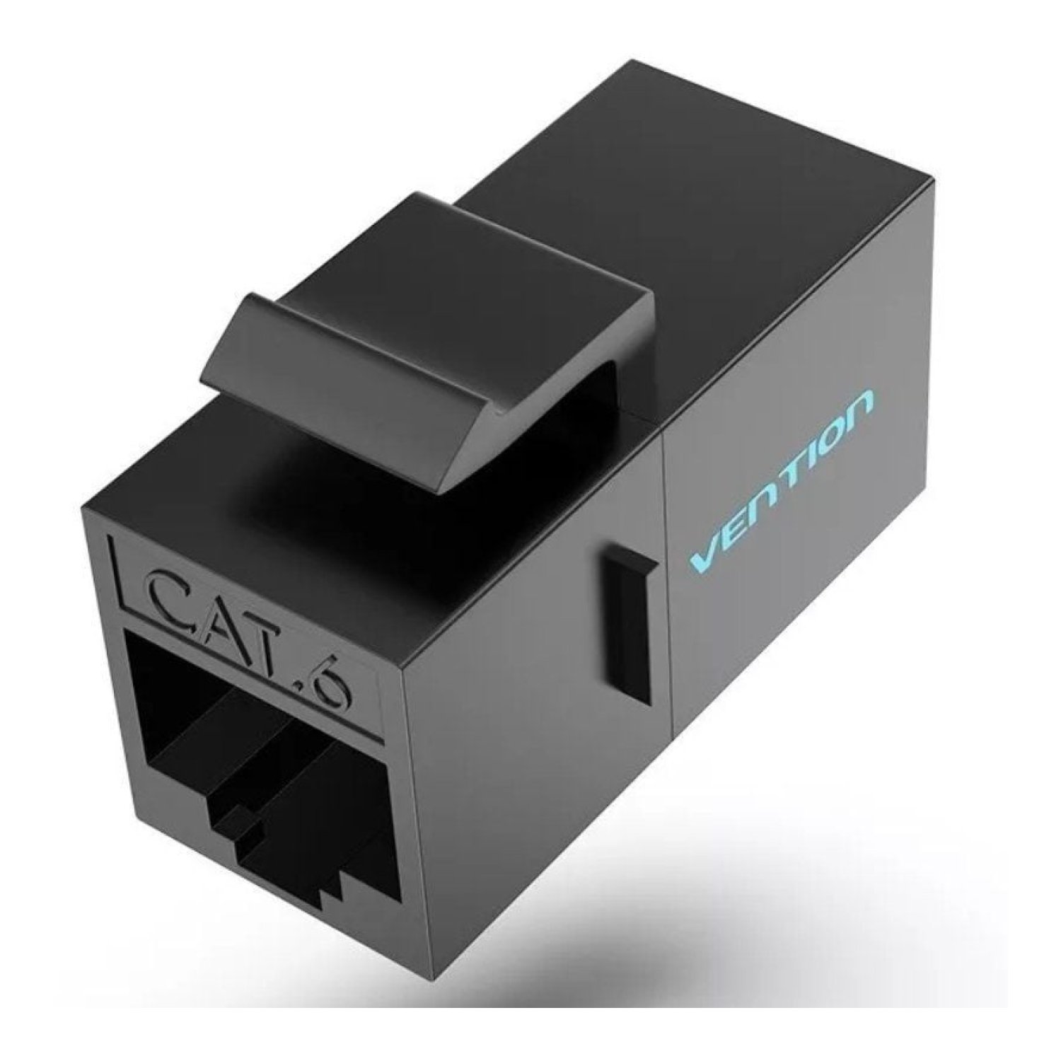 Vention · Conector RJ45 Cat6 UTP · Negro