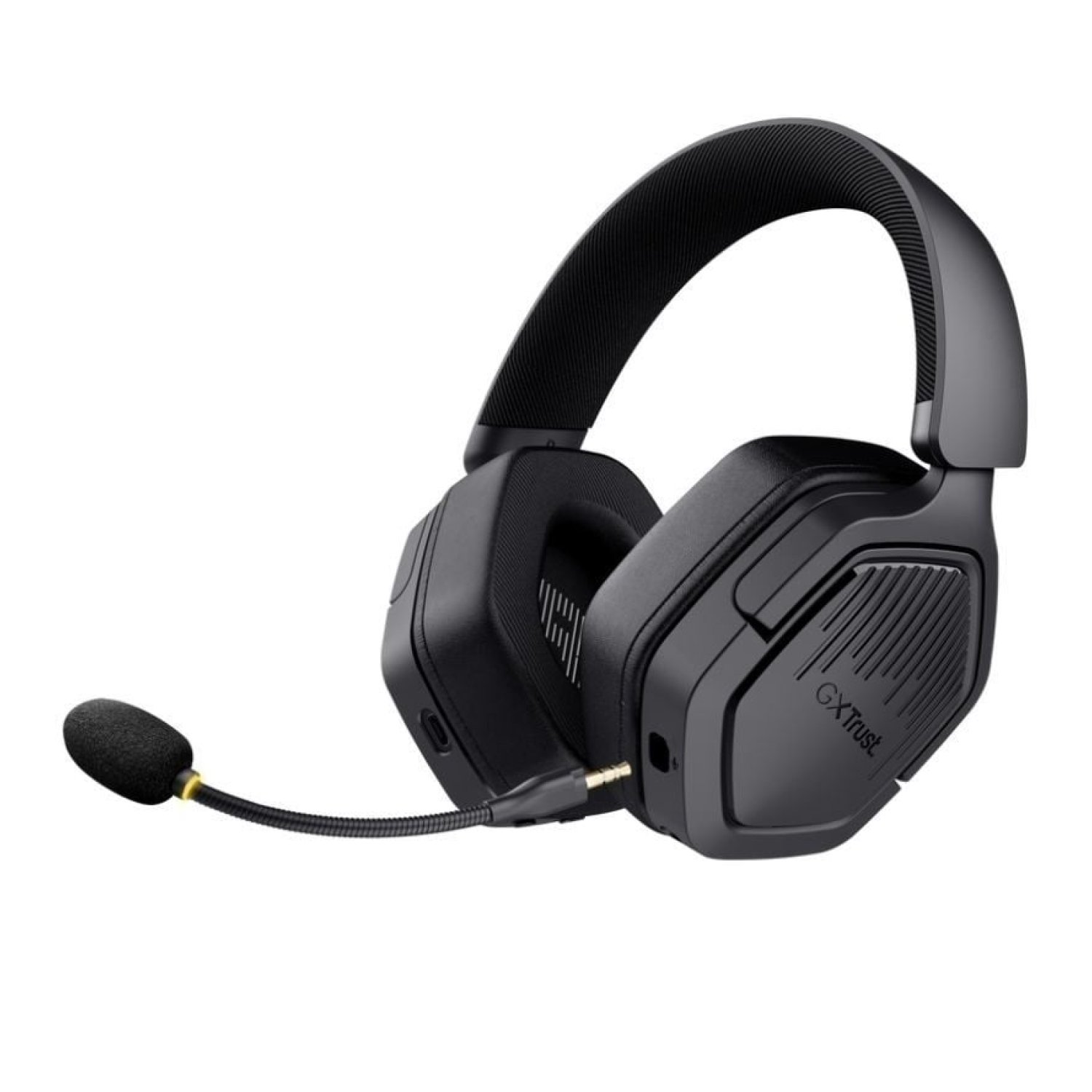 Trust Gaming GXT 493PS Carus · Auriculares Gaming Inalámbricos · Bluetooth · Micrófono · PS5 · Negros