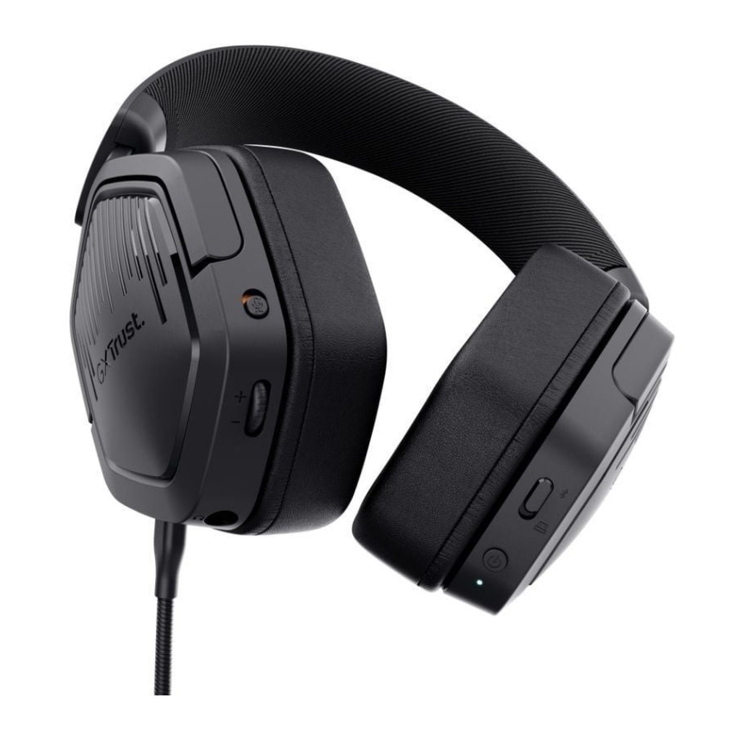 Trust Gaming GXT 493PS Carus · Auriculares Gaming Inalámbricos · Bluetooth · Micrófono · PS5 · Negros