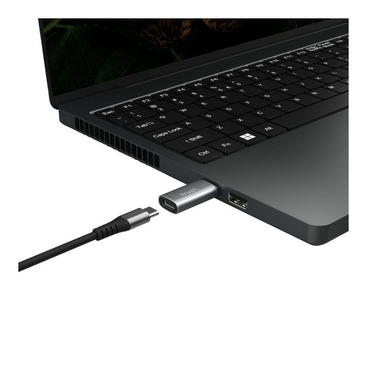 Trust Calyx · Adaptador USB 3.2 Gen2 · USB-C Hembra a USB-A Macho