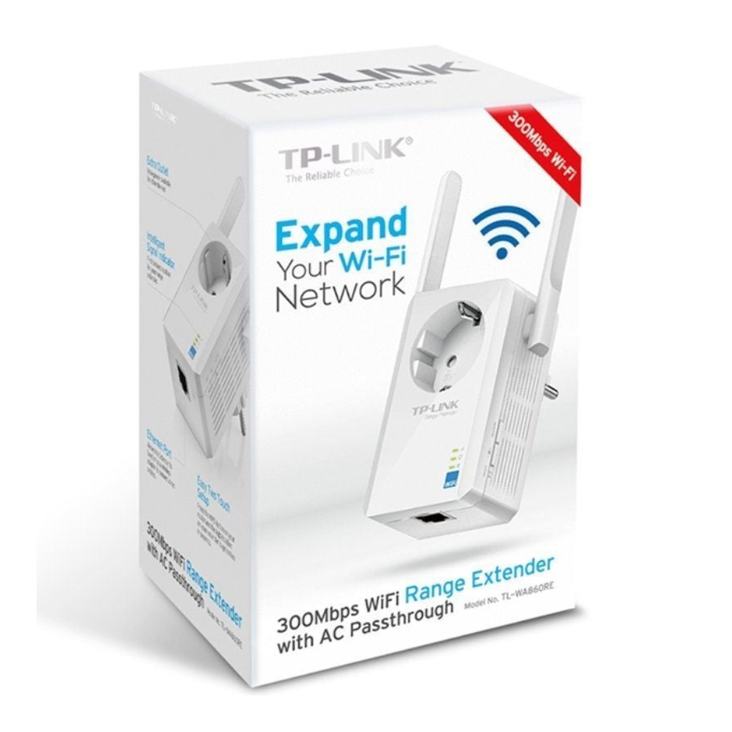 TP-Link TL-WA860RE · Repetidor WiFi · 300Mbps · 2 Antenas