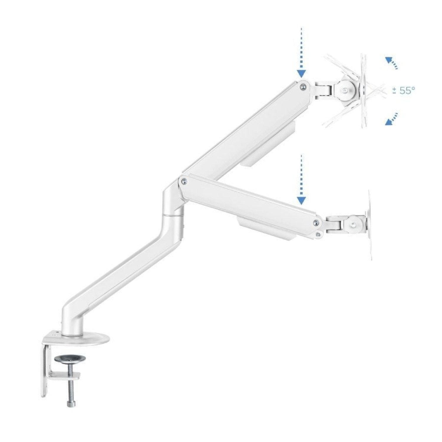 TooQ DB4032TNR · Soporte Monitor · Giratorio e Inclinable · Hasta 9kg