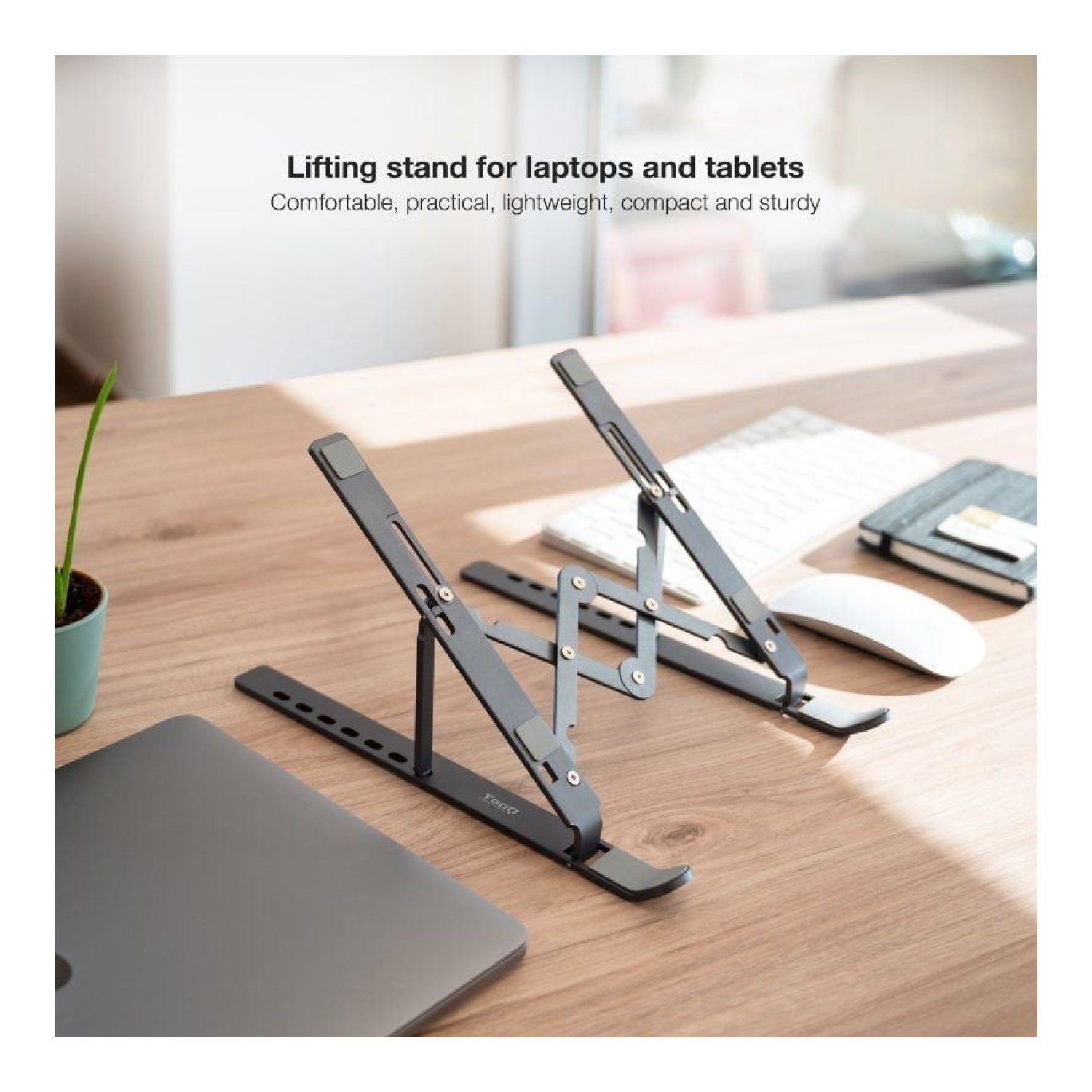 TooQ TQLRS0033-AL · Soporte Portátil · hasta 15" · Aluminio