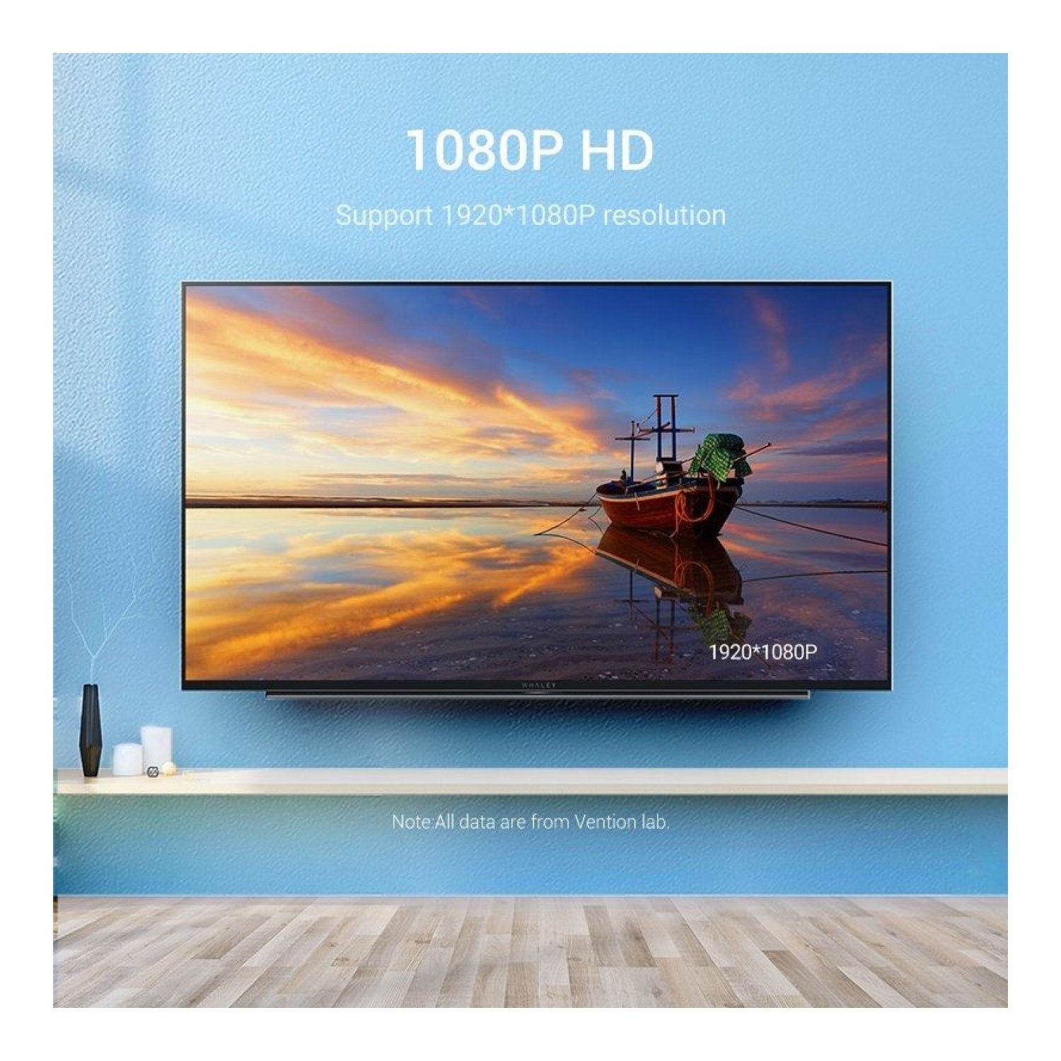 Vention · Conversor HDMI a VGA · 15cm · Negro