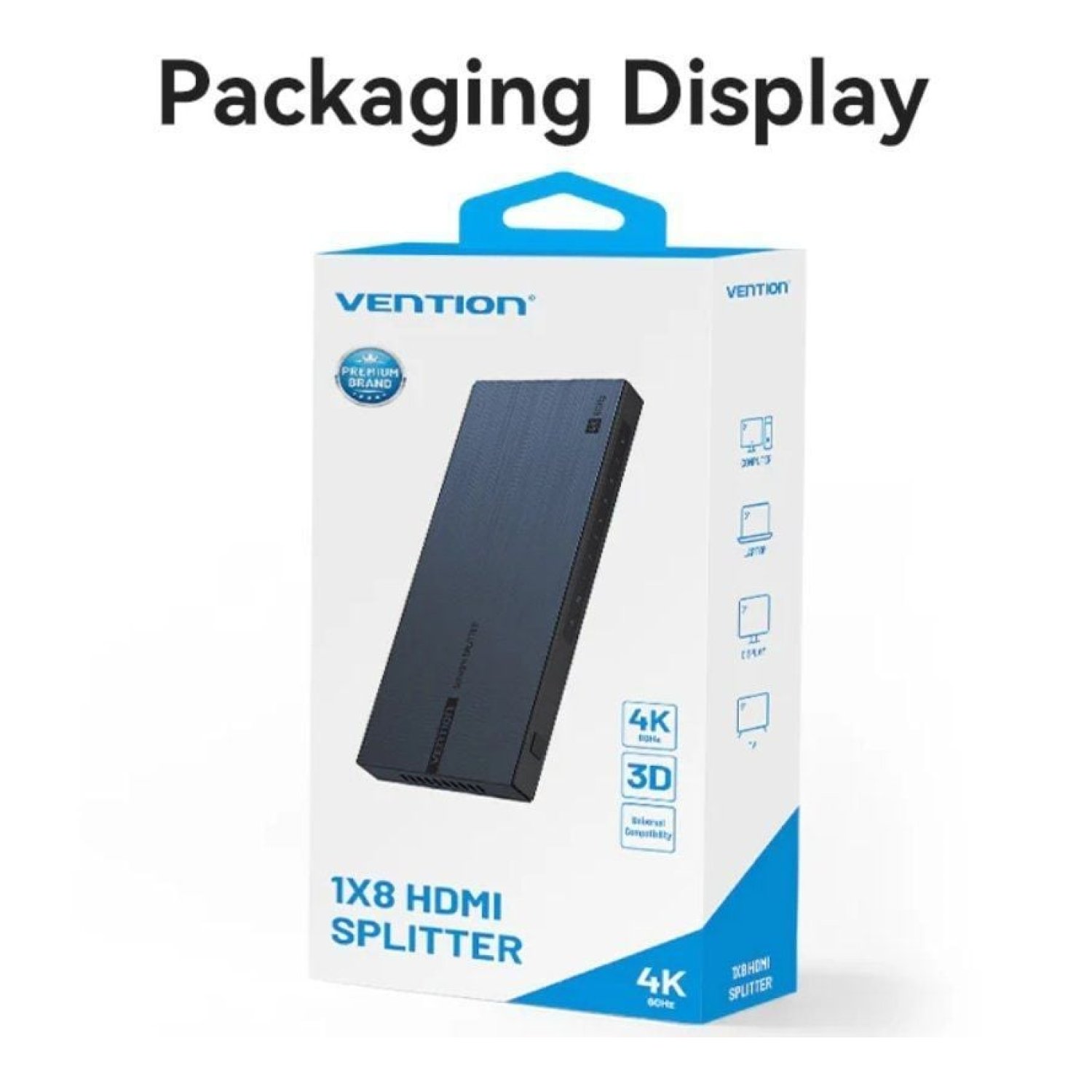 Vention Splitter HDMI · 8 en 1 · 8 Salidas HDMI